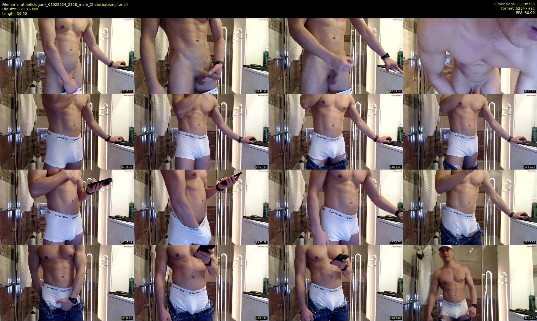 athleticloganx — 40 minute Chaturbate male cam show recording, 720p, Feb 3, 2024