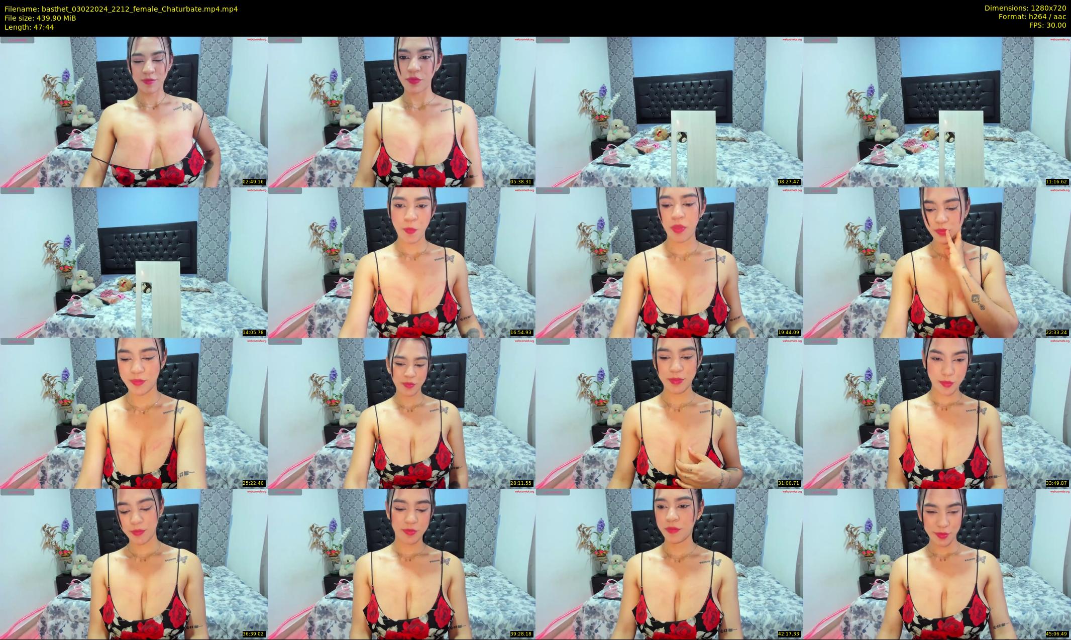 basthet — 48 minute Chaturbate female cam show recording, 720p, Feb 3, 2024
