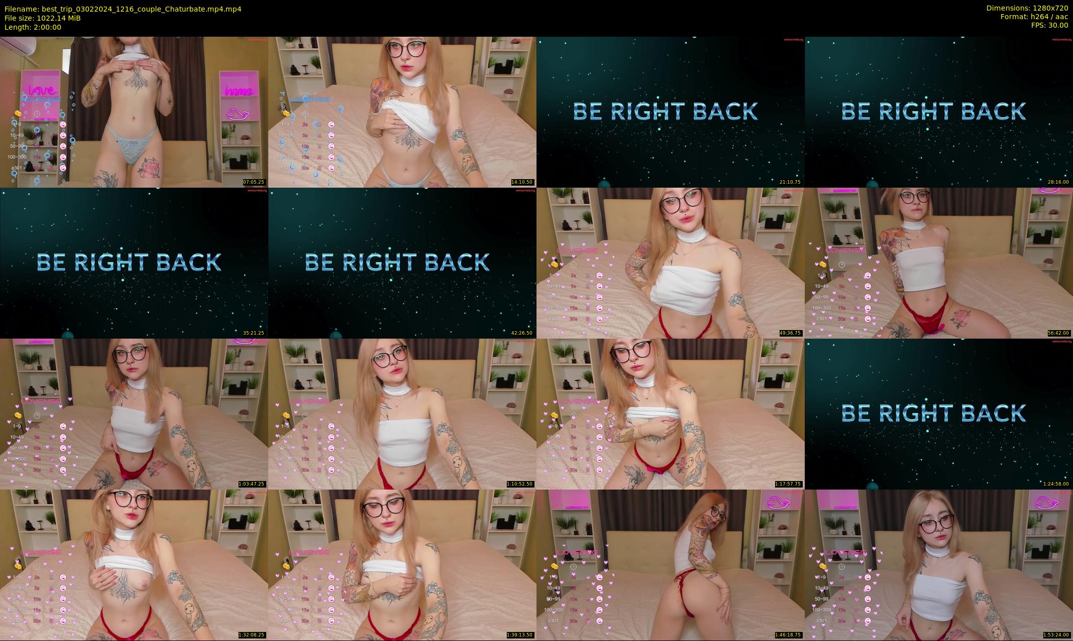 best_trip — 120 minute Chaturbate couple cam show recording, 720p, Feb 3, 2024