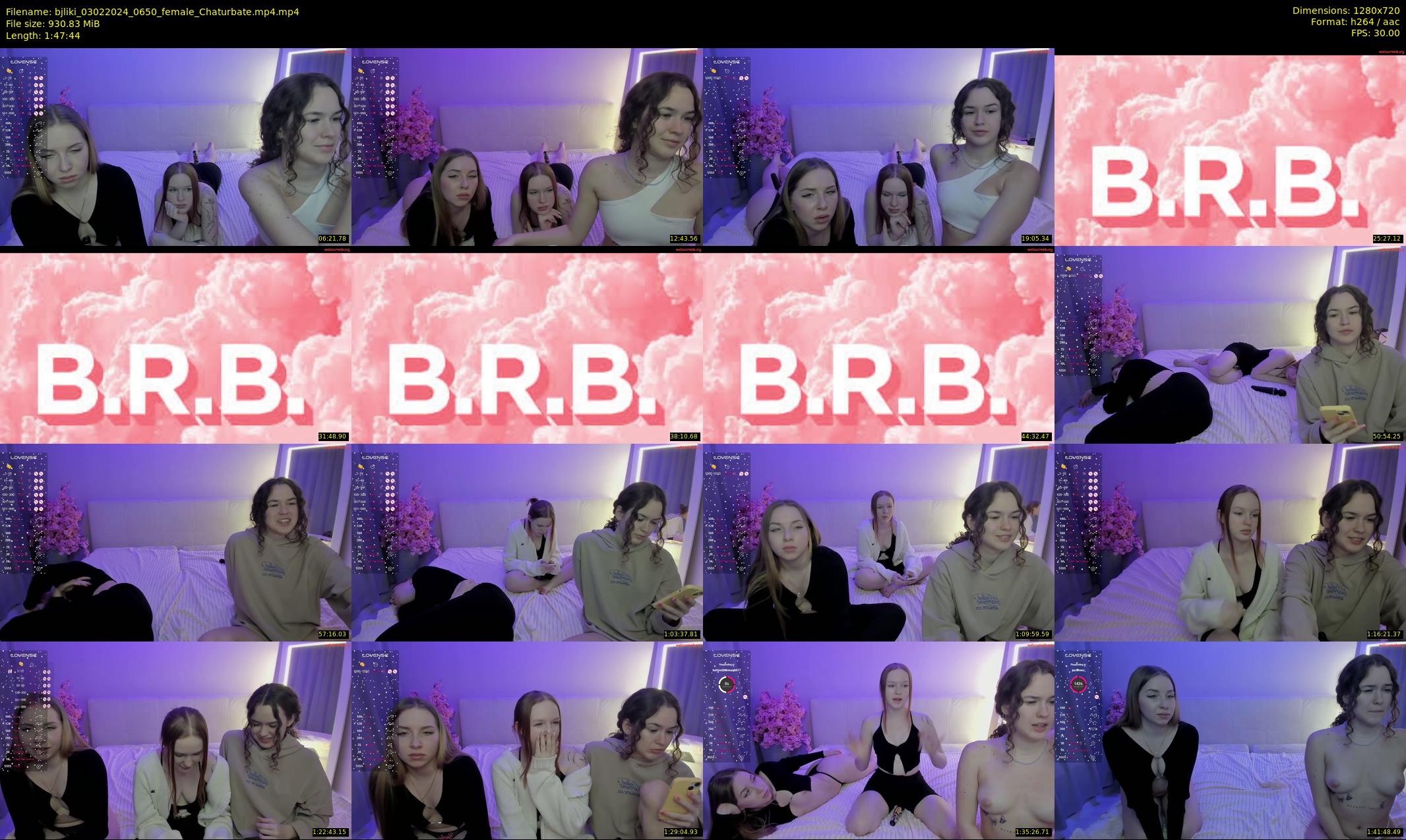 bjliki — 108 minute Chaturbate couple cam show recording, 720p, Feb 3, 2024
