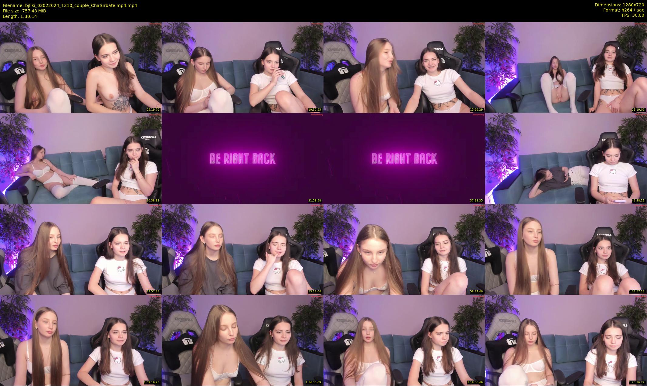 bjliki — 91 minute Chaturbate couple cam show recording, 720p, Feb 3, 2024