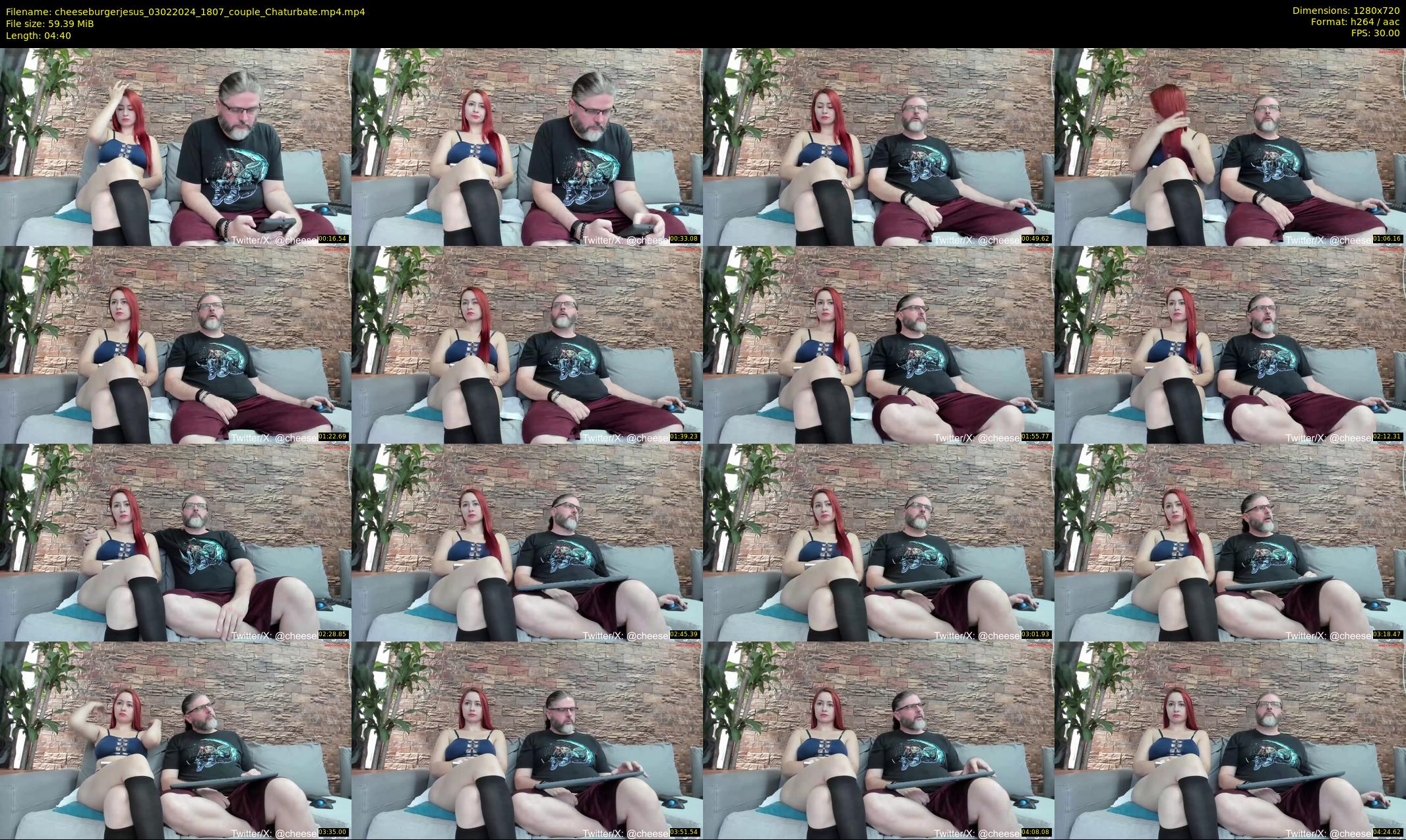 cheeseburgerjesus — 5 minute Chaturbate couple cam show recording, 720p, Feb 3, 2024