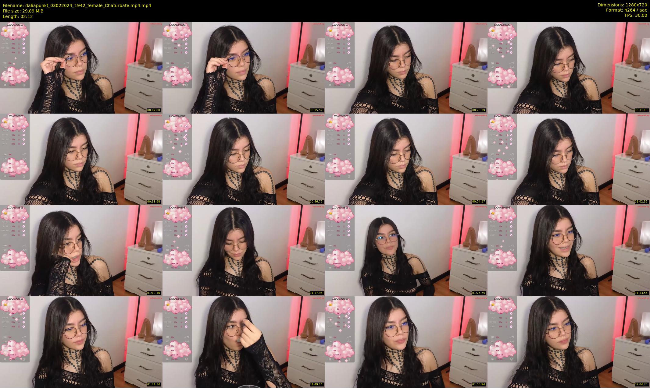daliapunkt — 3 minute Chaturbate female cam show recording, 720p, Feb 3, 2024