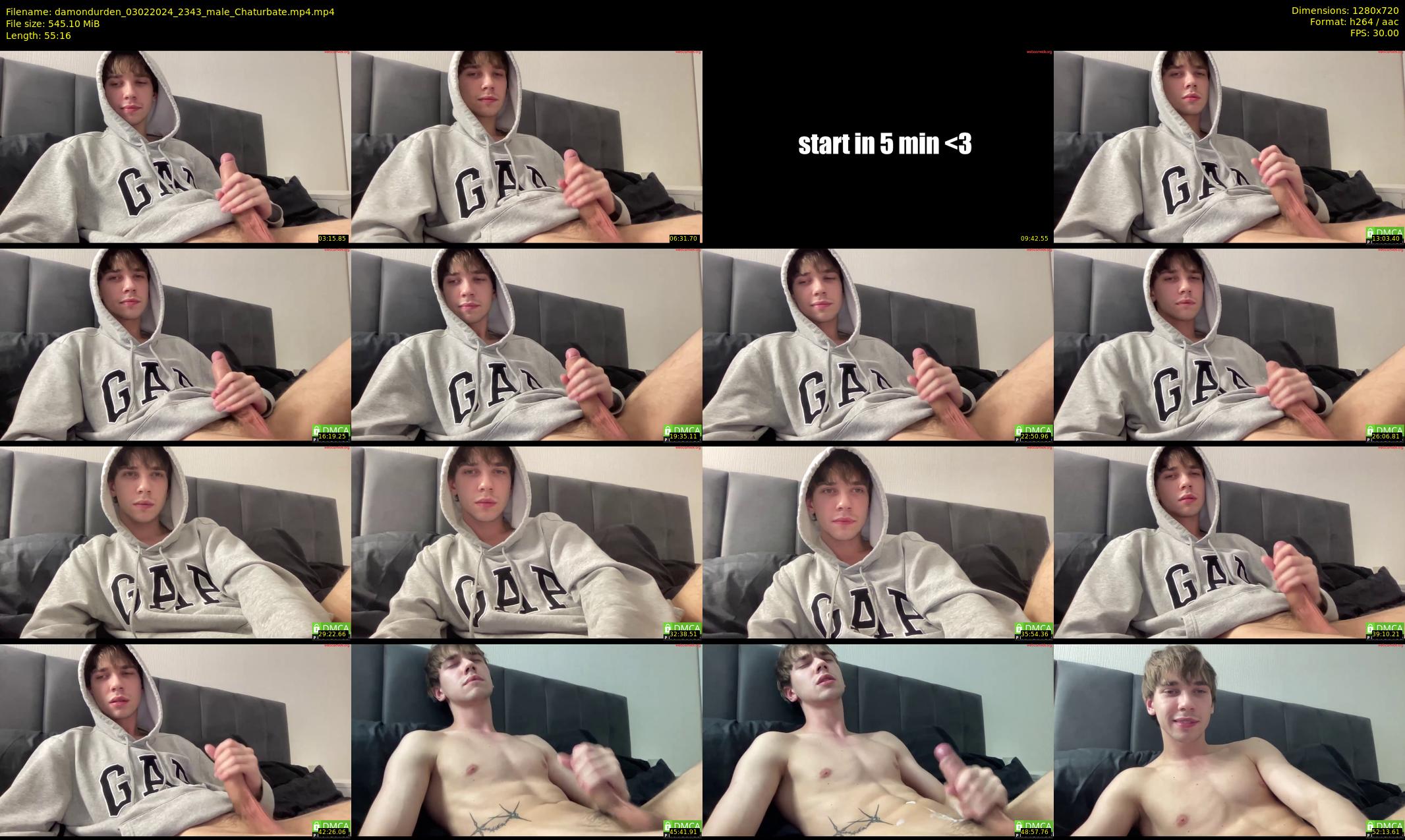 damondurden — 56 minute Chaturbate male cam show recording, 720p, Feb 3, 2024