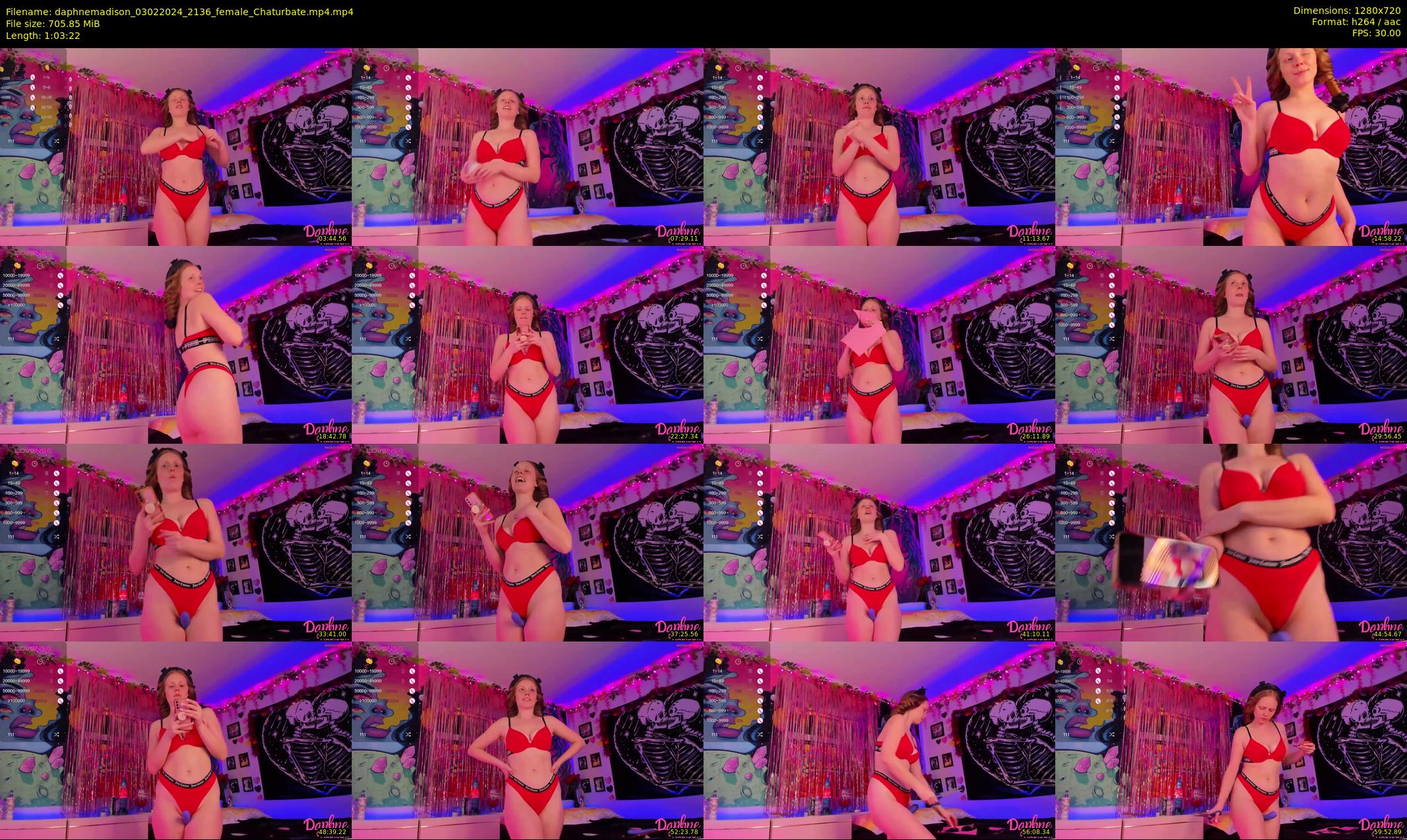 daphnemadison — 64 minute Chaturbate couple cam show recording, 720p, Feb 3, 2024