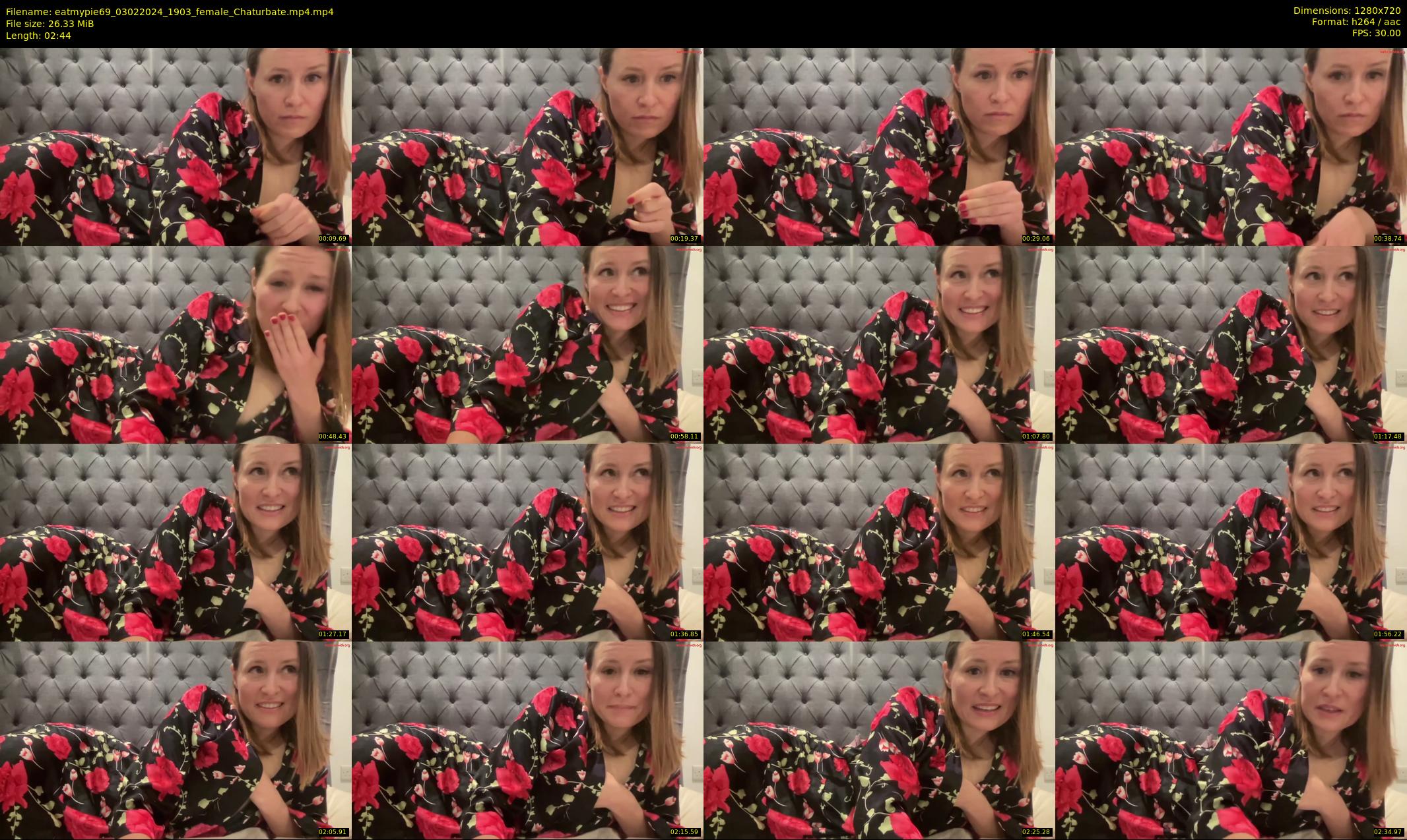 eatmypie69 — 3 minute Chaturbate female cam show recording, 720p, Feb 3, 2024