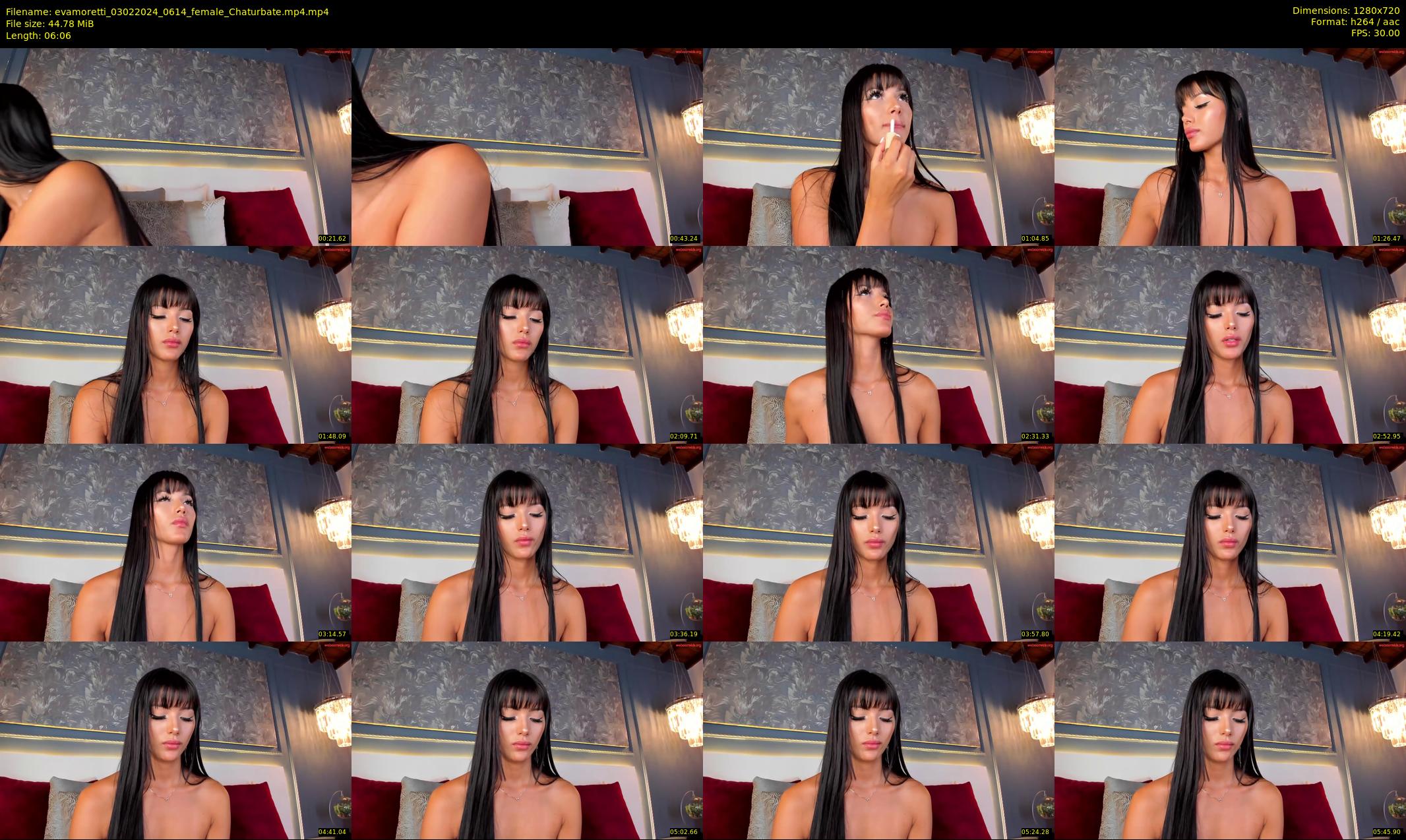 evamoretti — 7 minute Chaturbate female cam show recording, 720p, Feb 3, 2024