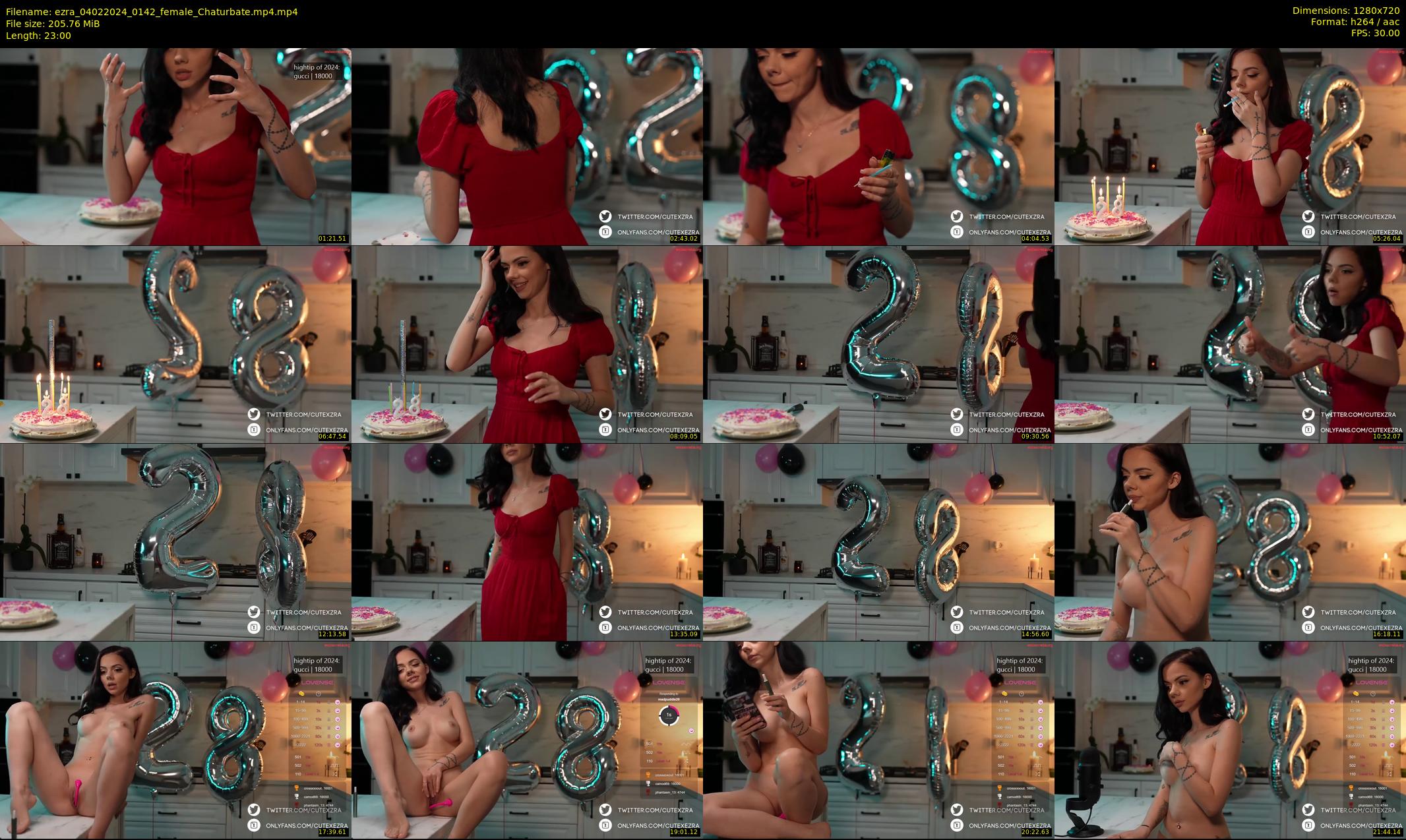 ezra — 23 minute Chaturbate female cam show recording, 720p, Feb 4, 2024