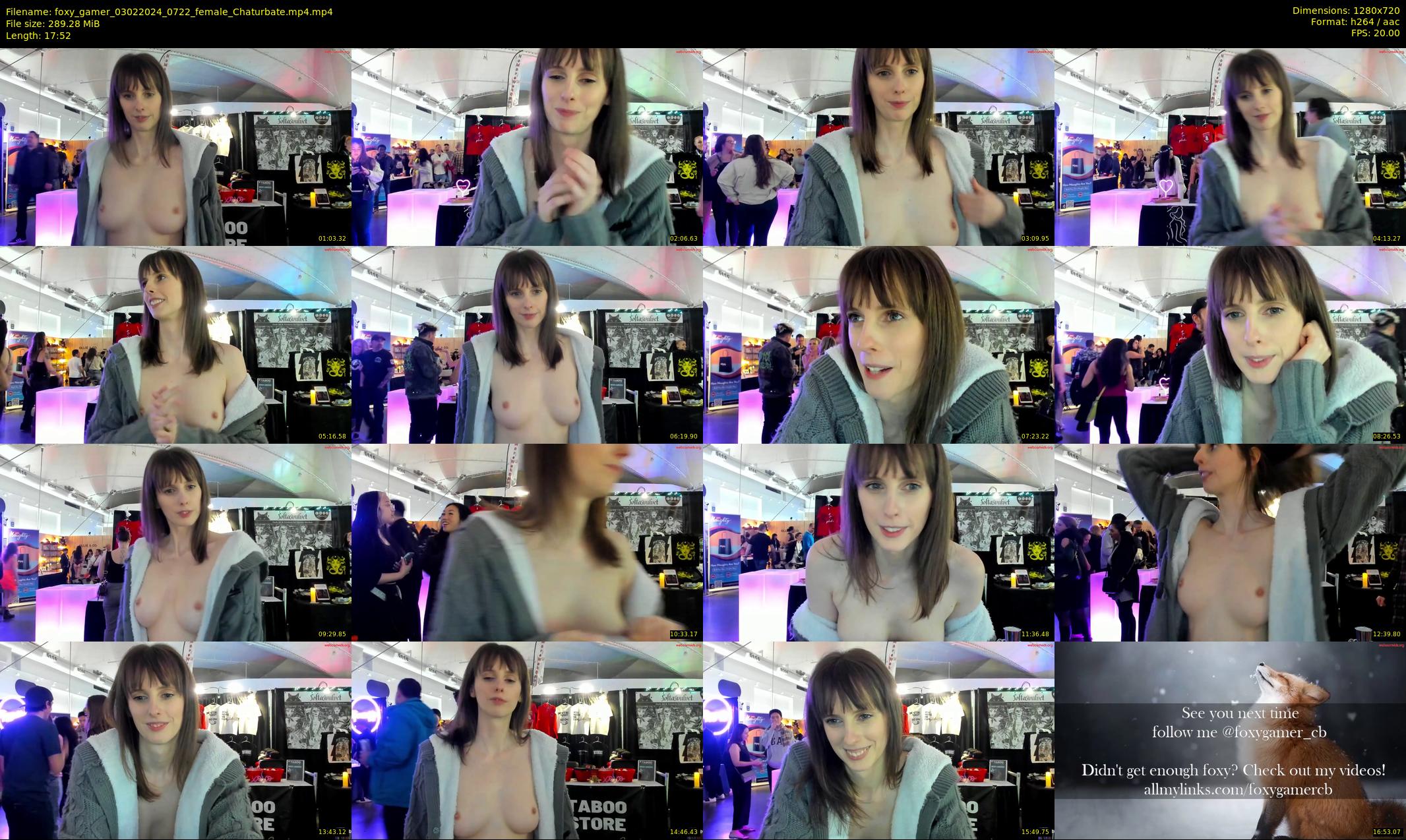 foxy_gamer — 18 minute Chaturbate female cam show recording, 720p, Feb 3, 2024
