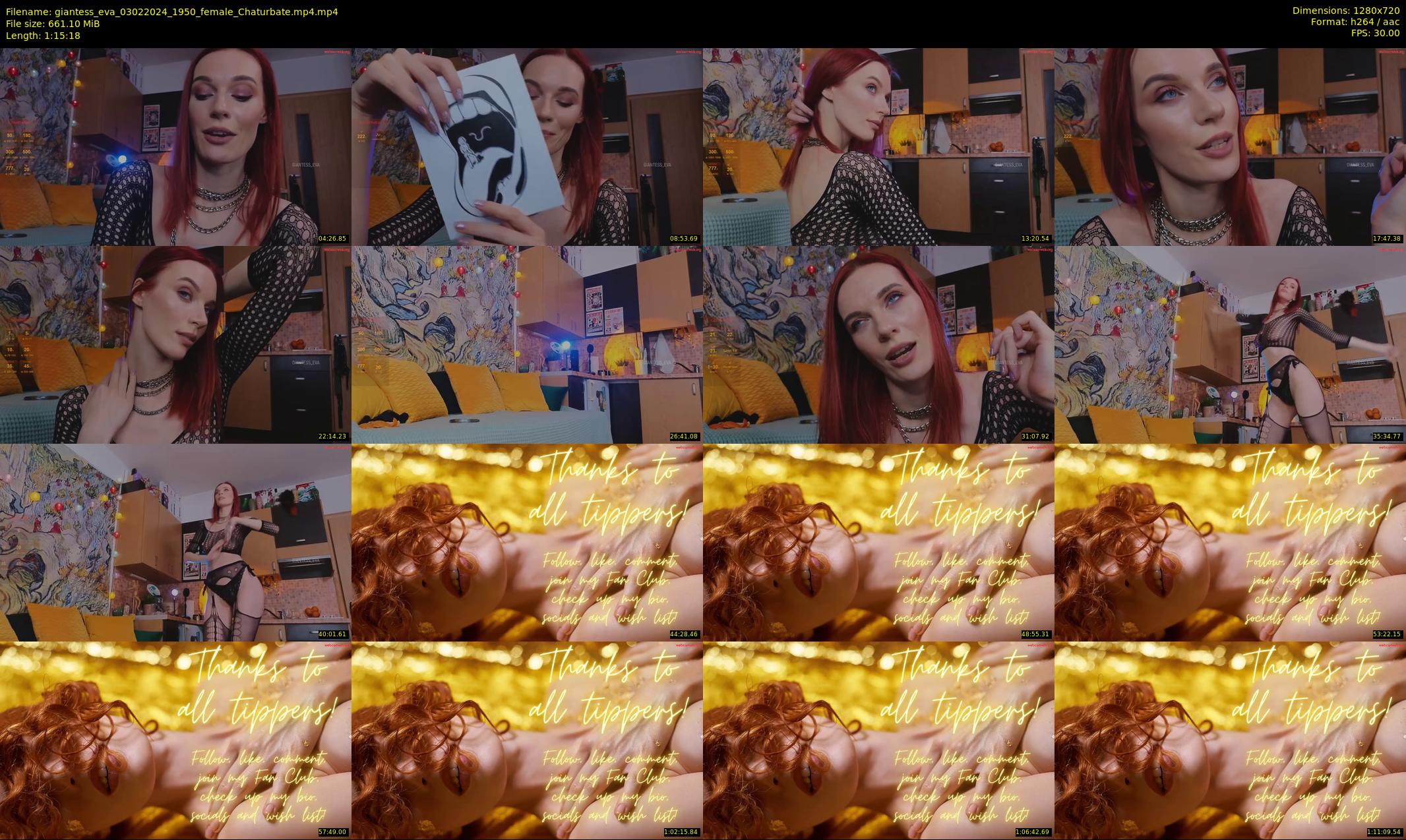 giantess_eva — 76 minute Chaturbate female cam show recording, 720p, Feb 3, 2024
