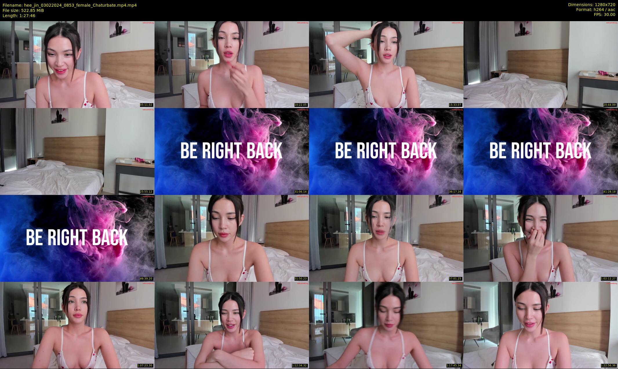 hee_jin — 88 minute Chaturbate female cam show recording, 720p, Feb 3, 2024