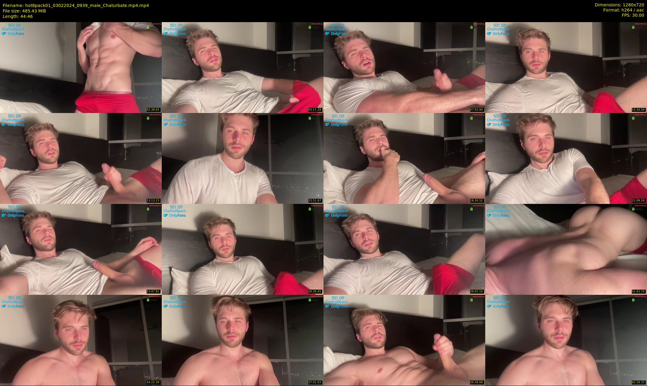 hot8pack01 — 45 minute Chaturbate male cam show recording, 720p, Feb 3, 2024