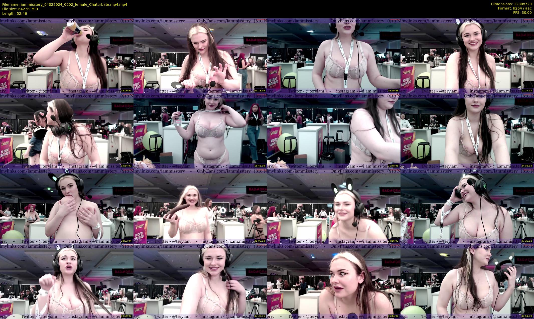 iammisstery — 53 minute Chaturbate female cam show recording, 720p, Feb 4, 2024