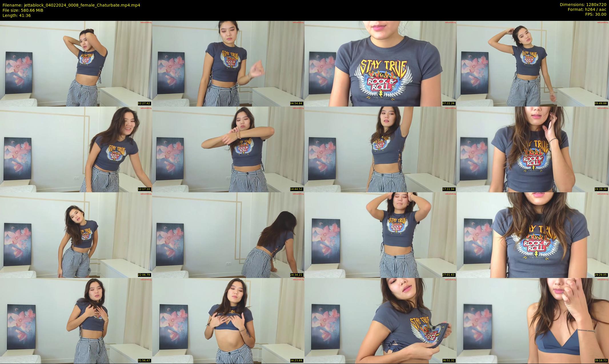 jettablock — 42 minute Chaturbate female cam show recording, 720p, Feb 4, 2024