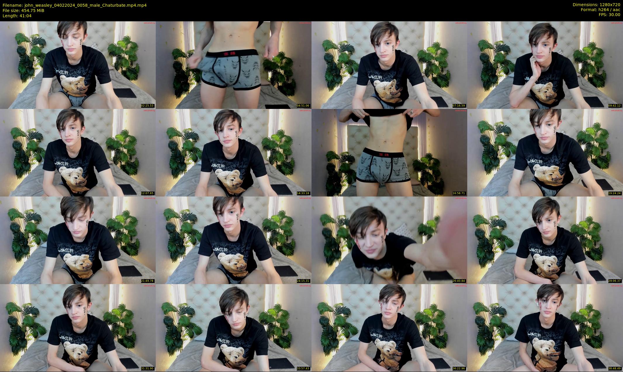 john_weasley — 42 minute Chaturbate male cam show recording, 720p, Feb 4, 2024