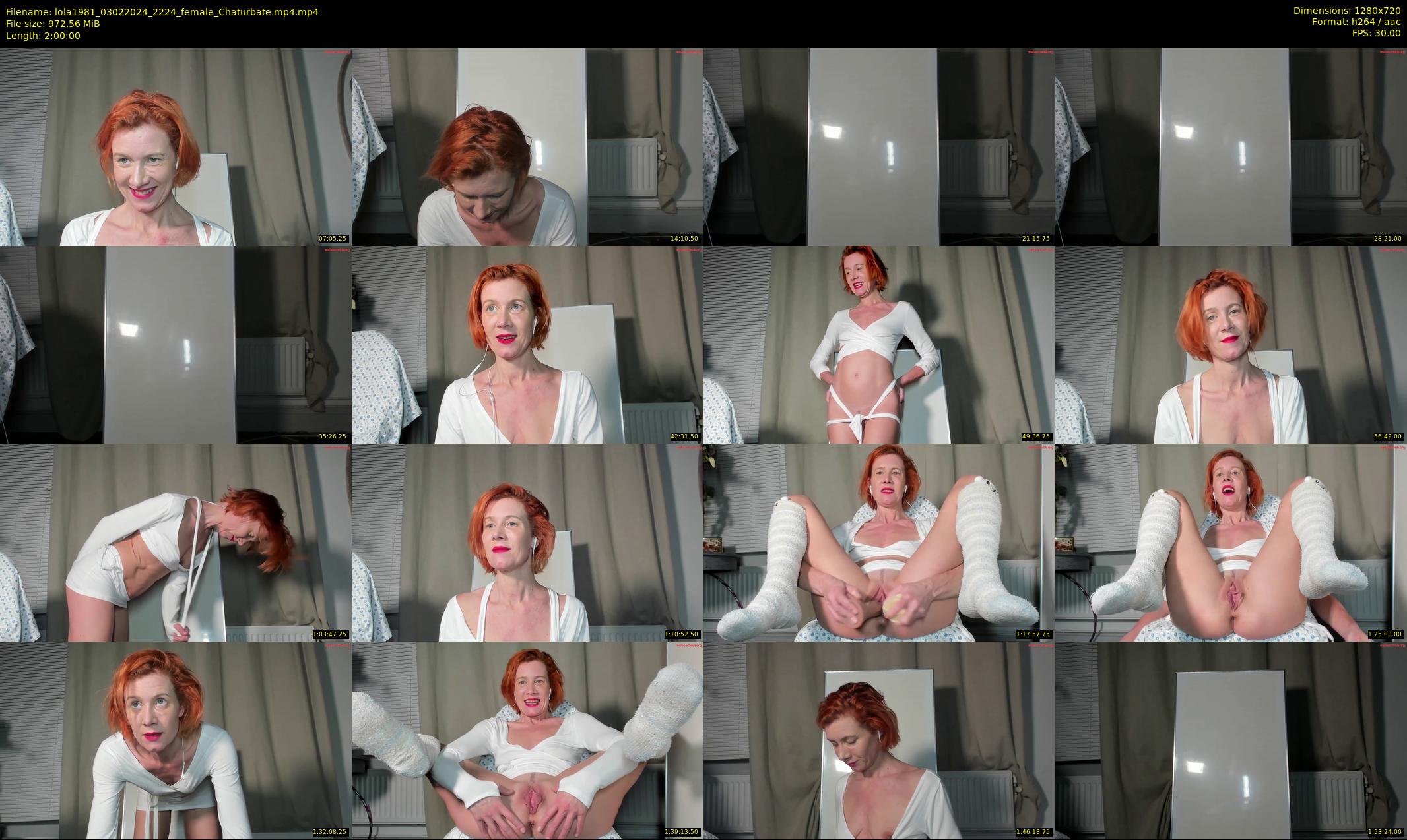 lola1981 — 120 minute Chaturbate female cam show recording, 720p, Feb 3, 2024