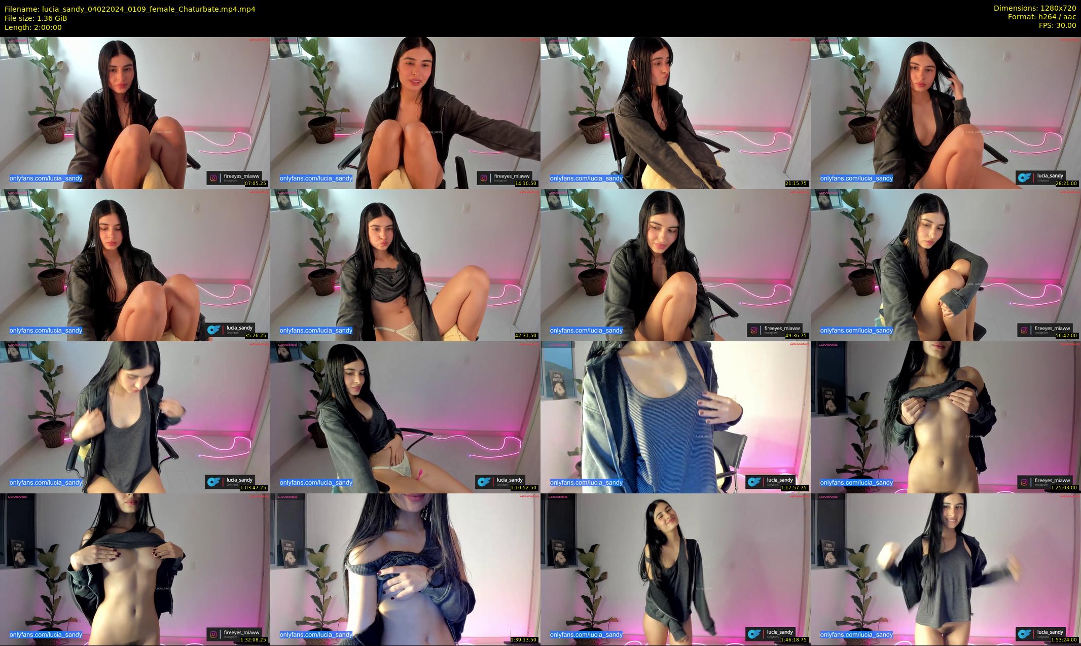 lucia_sandy — 120 minute Chaturbate female cam show recording, 720p, Feb 4, 2024