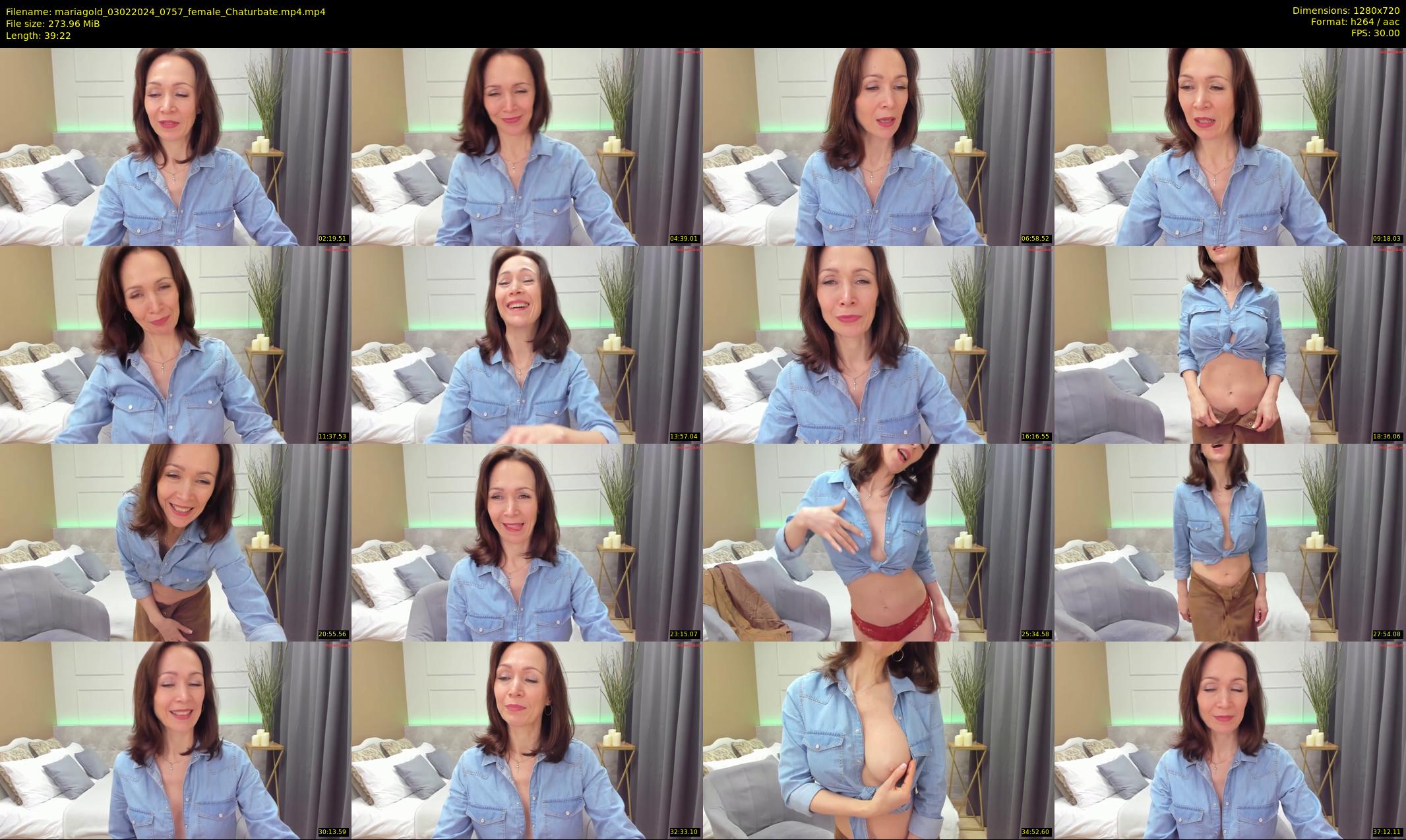 mariagold — 40 minute Chaturbate female cam show recording, 720p, Feb 3, 2024