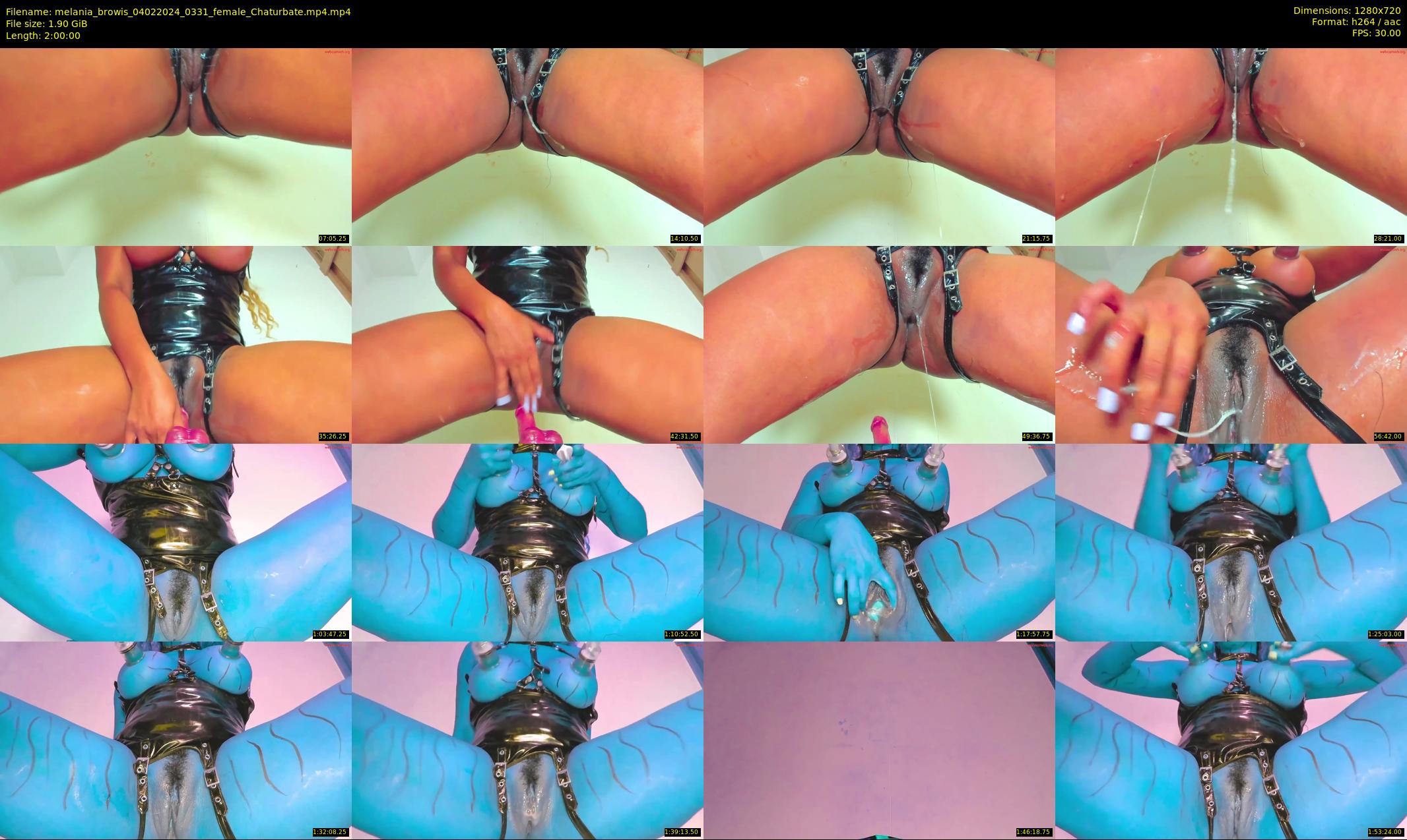melania_browis — 120 minute Chaturbate female cam show recording, 720p, Feb 4, 2024