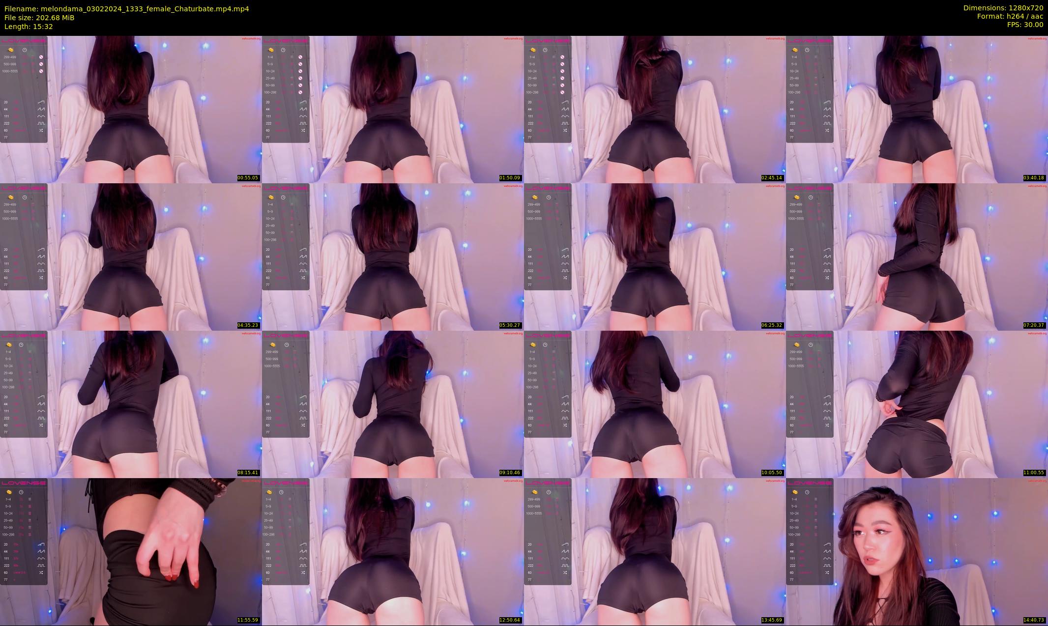 melondama — 16 minute Chaturbate female cam show recording, 720p, Feb 3, 2024