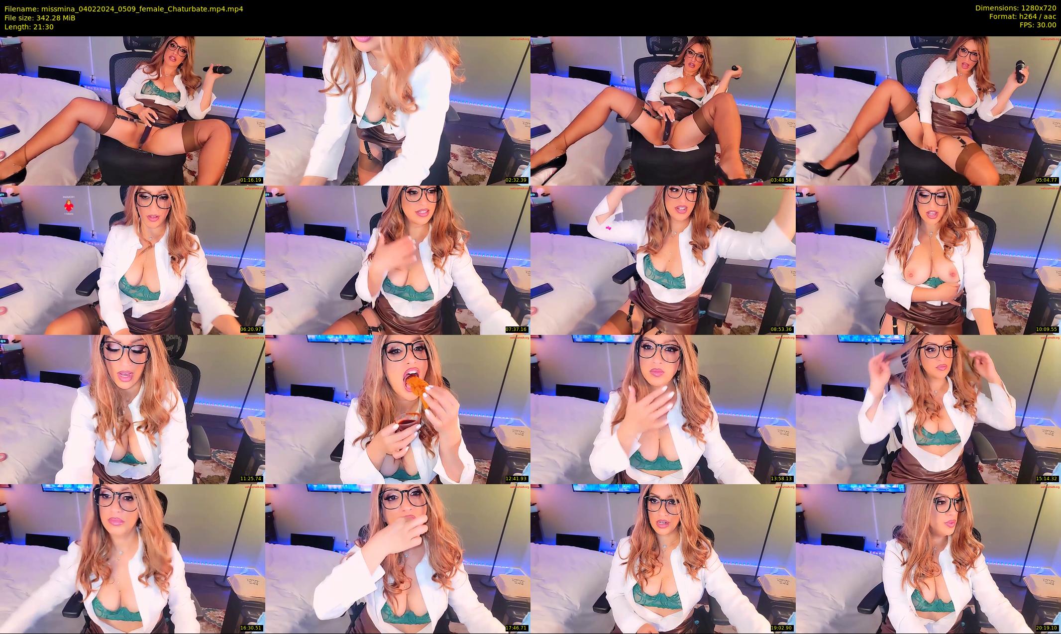 missmina — 22 minute Chaturbate female cam show recording, 720p, Feb 4, 2024