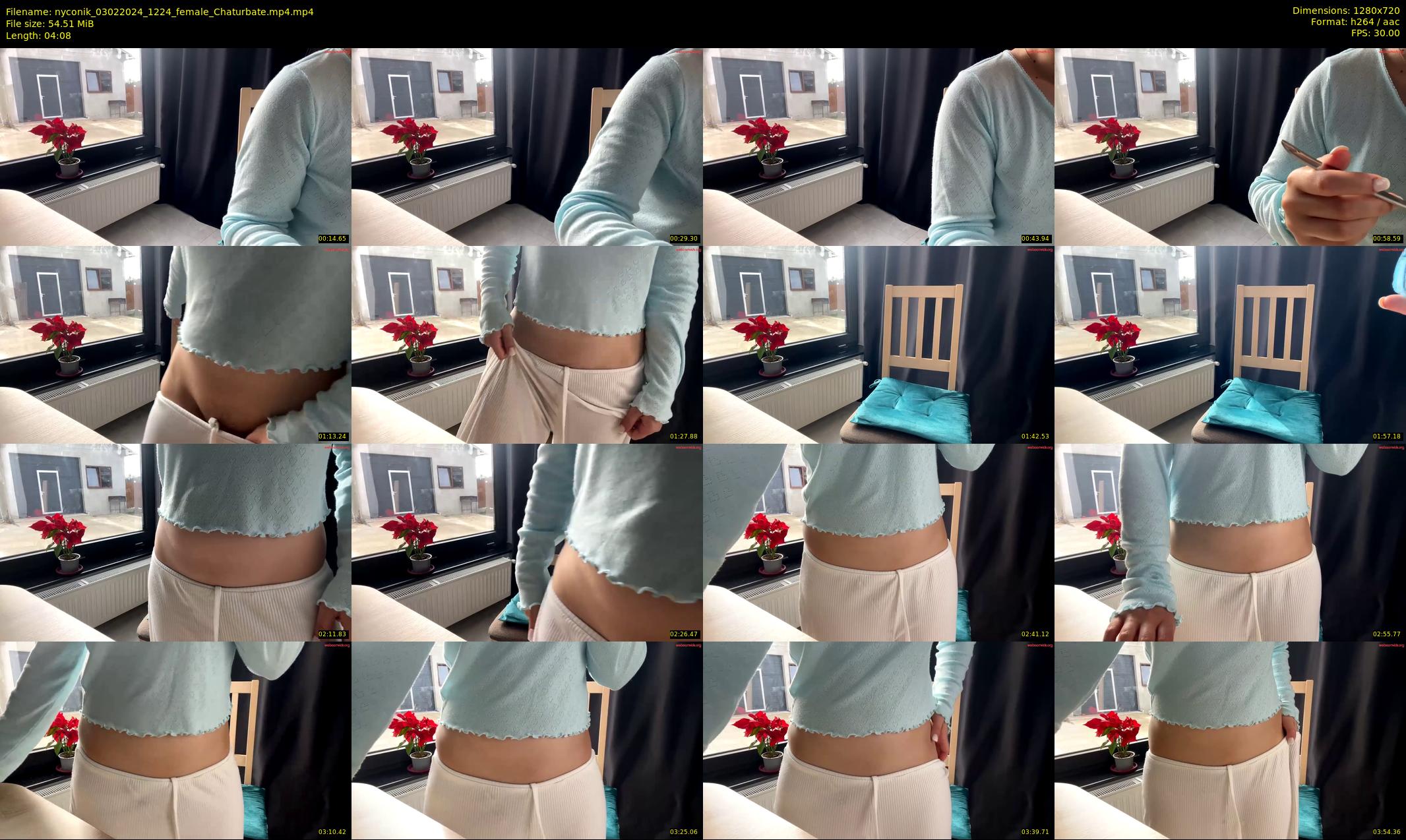 nyconik — 5 minute Chaturbate female cam show recording, 720p, Feb 3, 2024