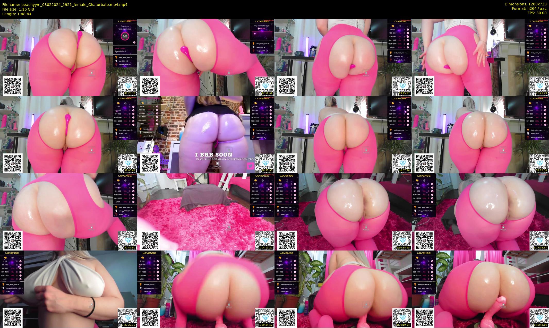 peachyym — 109 minute Chaturbate female cam show recording, 720p, Feb 3, 2024