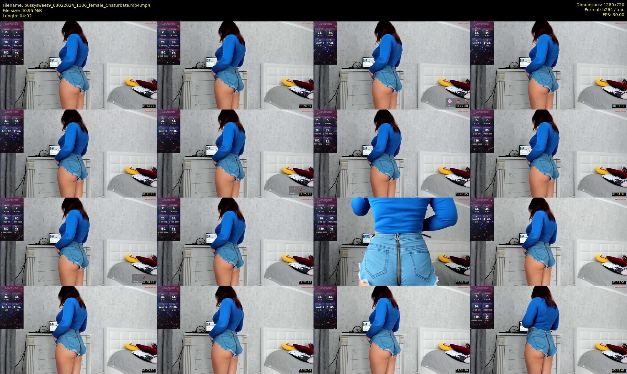 pussysweet9 — 5 minute Chaturbate female cam show recording, 720p, Feb 3, 2024