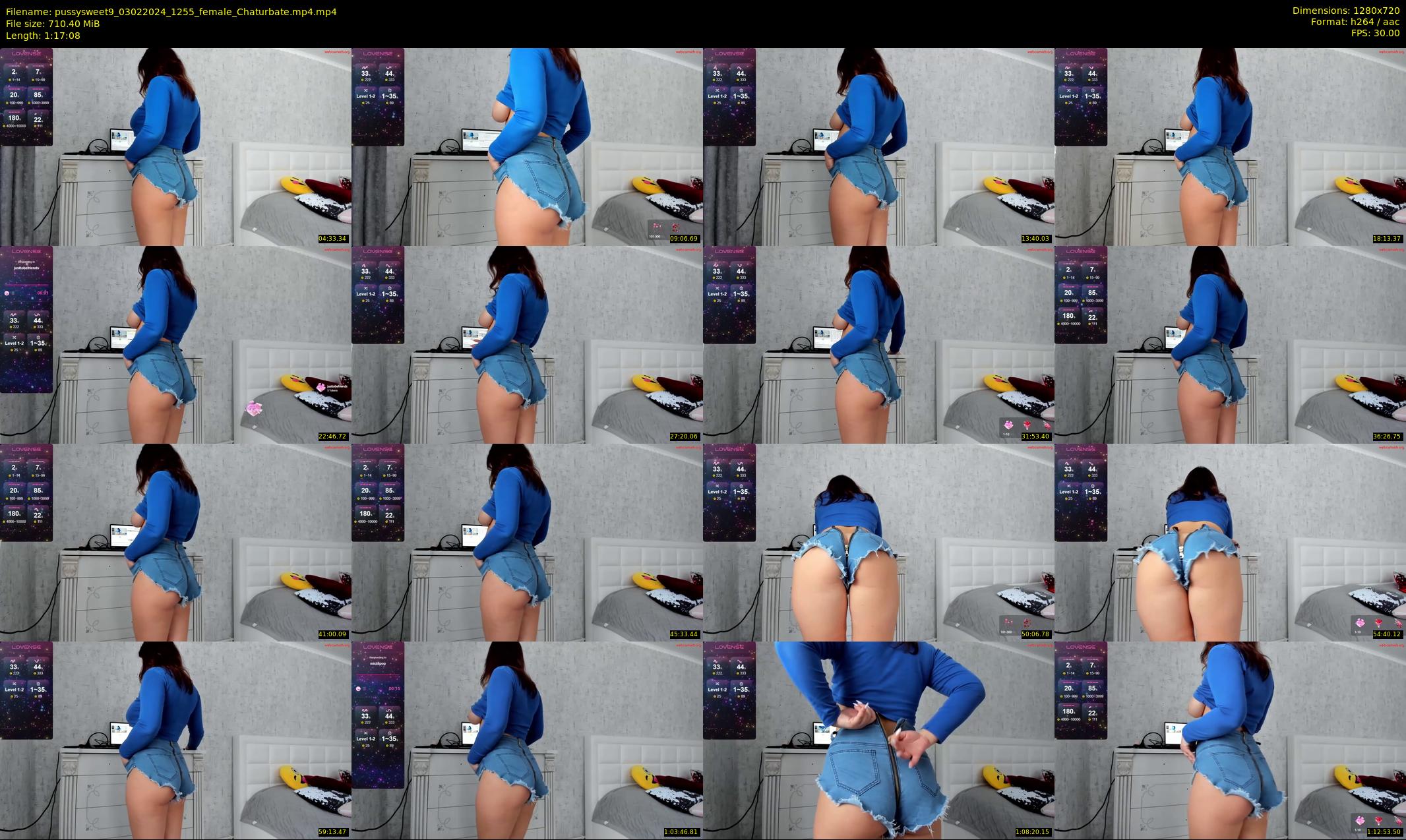 pussysweet9 — 78 minute Chaturbate female cam show recording, 720p, Feb 3, 2024