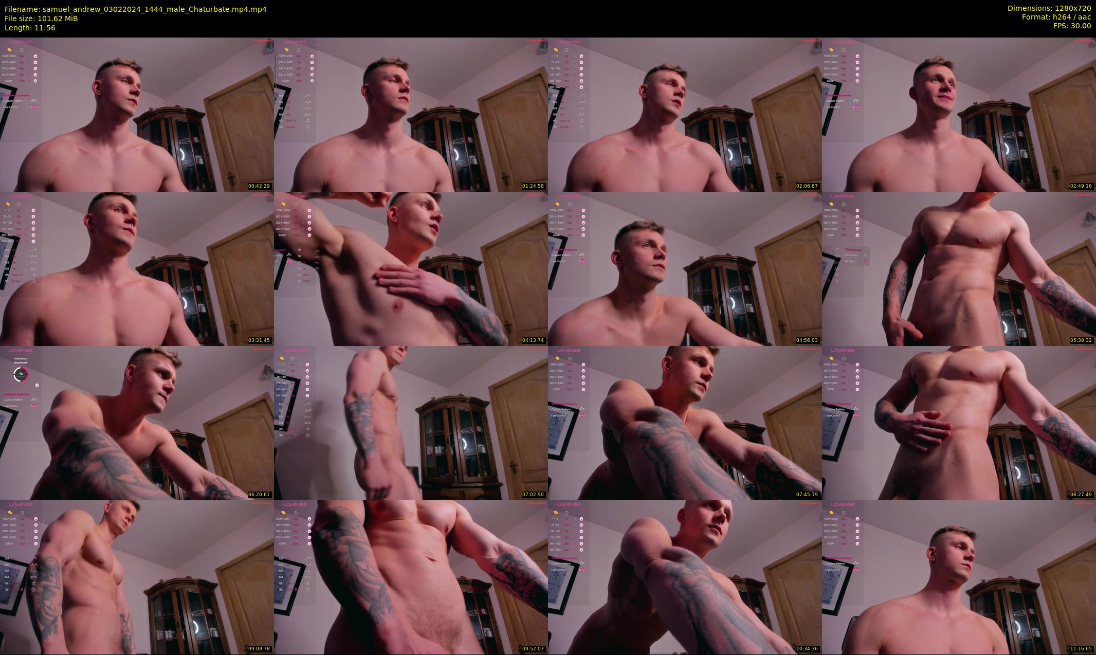 samuel_andrew — 12 minute Chaturbate male cam show recording, 720p, Feb 3, 2024