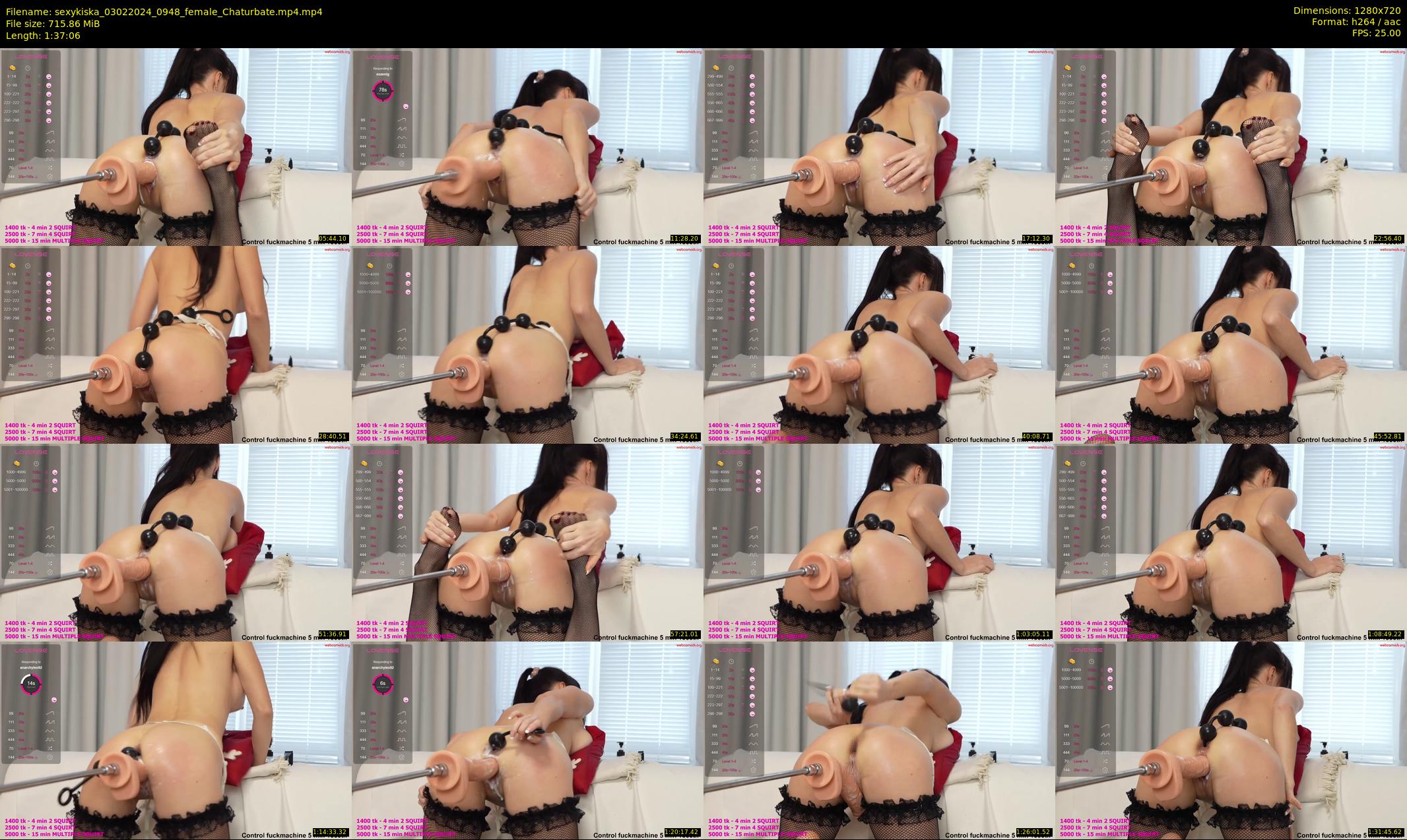sexykiska — 98 minute Chaturbate female cam show recording, 720p, Feb 3, 2024