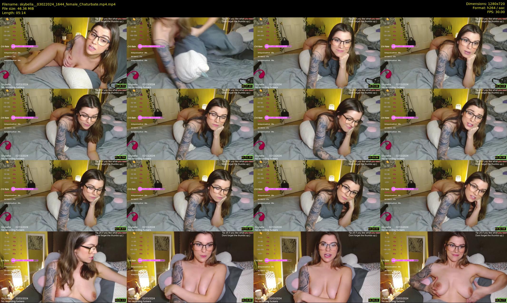 skybella_ — 6 minute Chaturbate female cam show recording, 720p, Feb 3, 2024