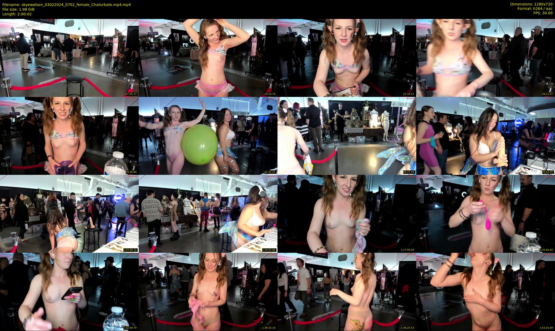 skyewatson — 121 minute Chaturbate female cam show recording, 720p, Feb 3, 2024