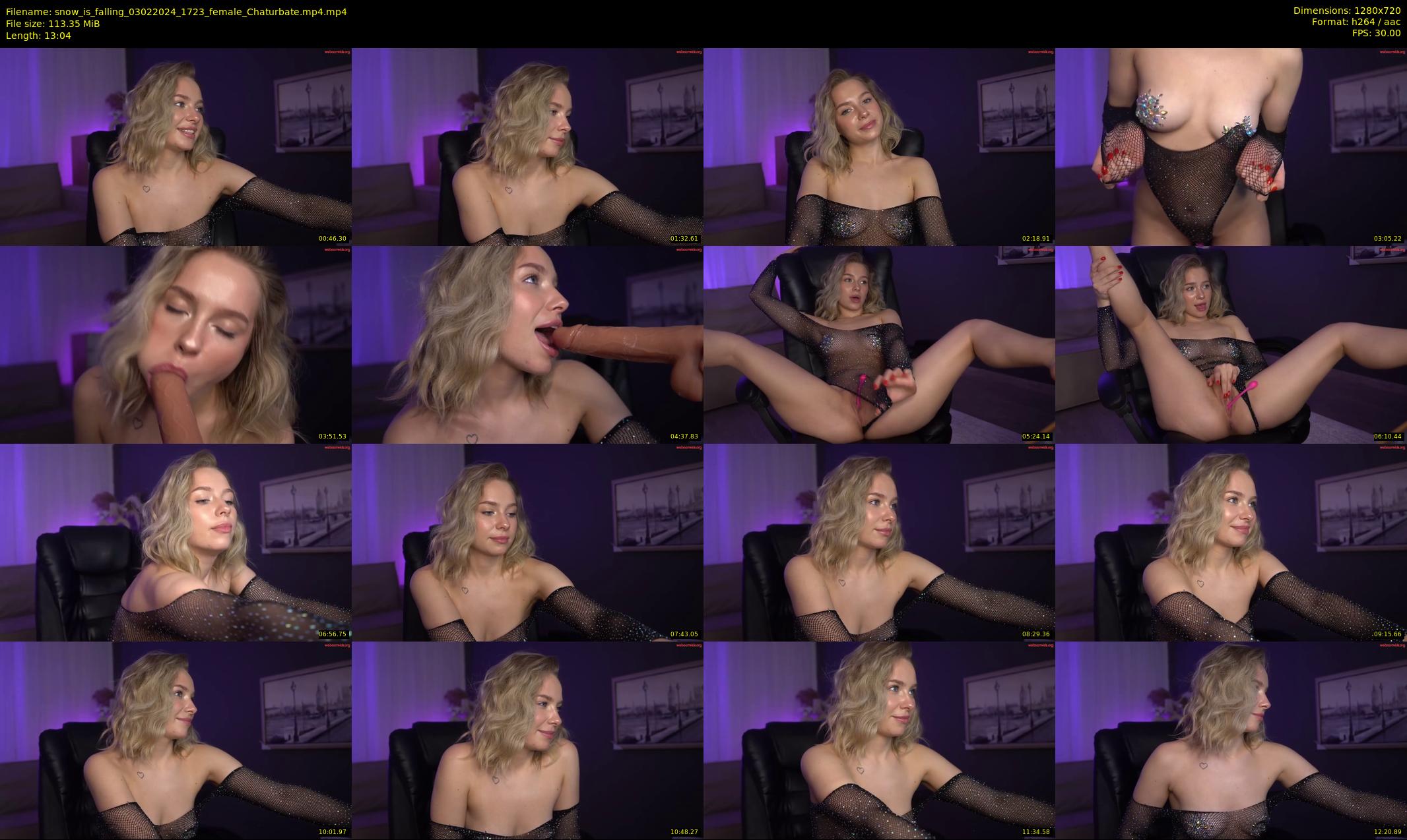 snow_is_falling — 14 minute Chaturbate female cam show recording, 720p, Feb 3, 2024