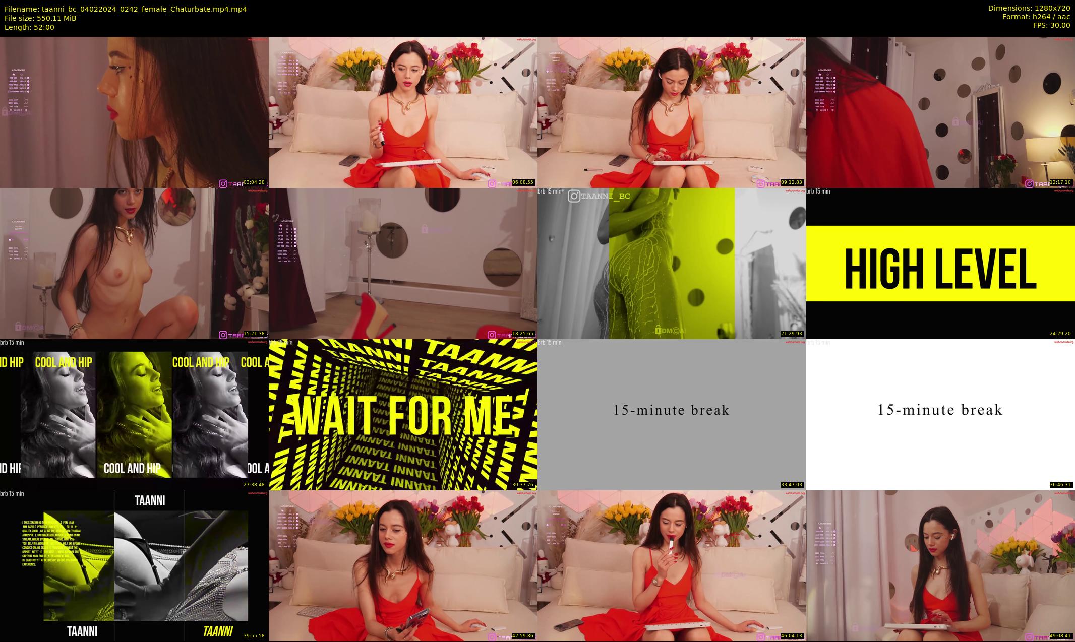 taanni_bc — 52 minute Chaturbate female cam show recording, 720p, Feb 4, 2024