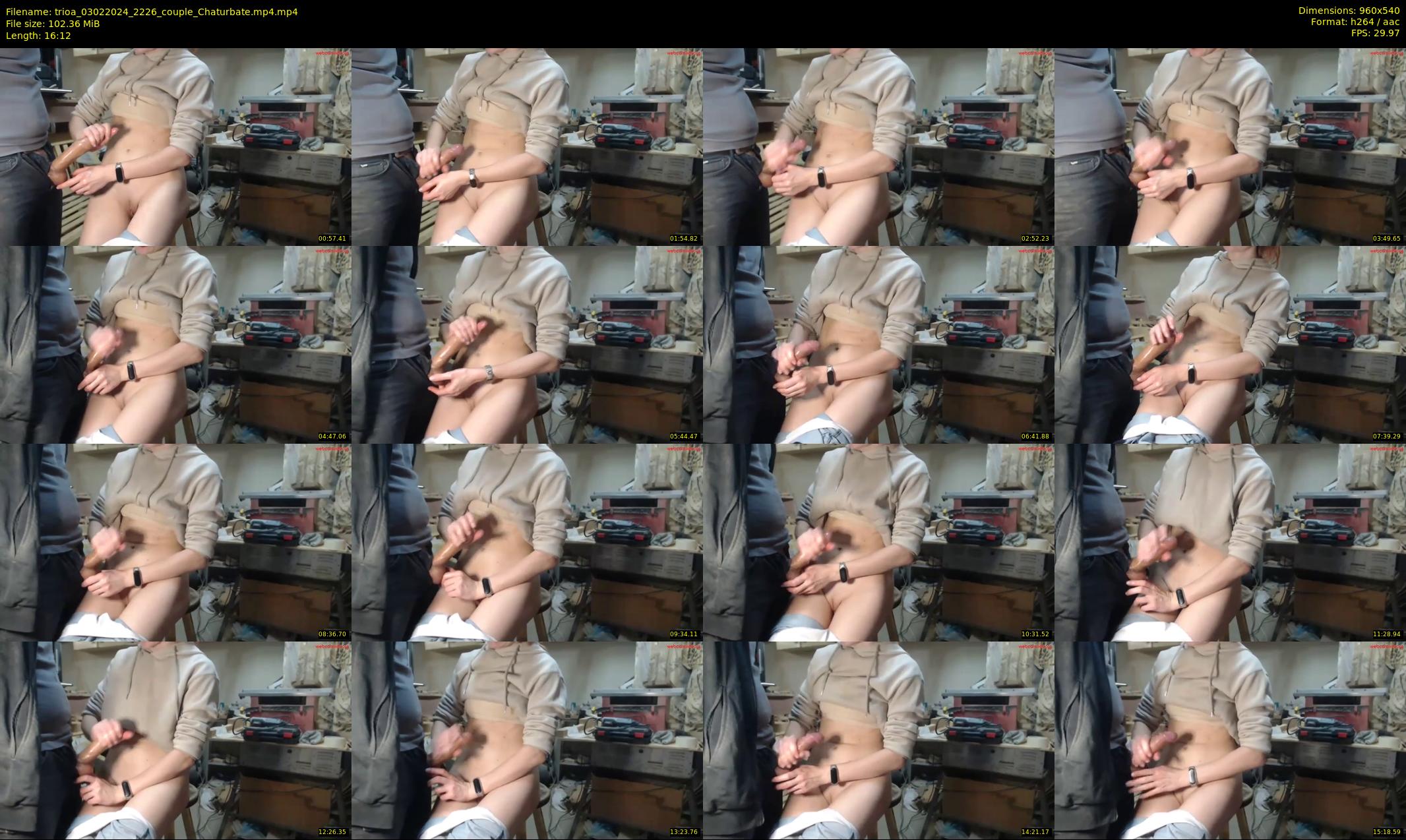 trioa — 17 minute Chaturbate couple cam show recording, 480p, Feb 3, 2024