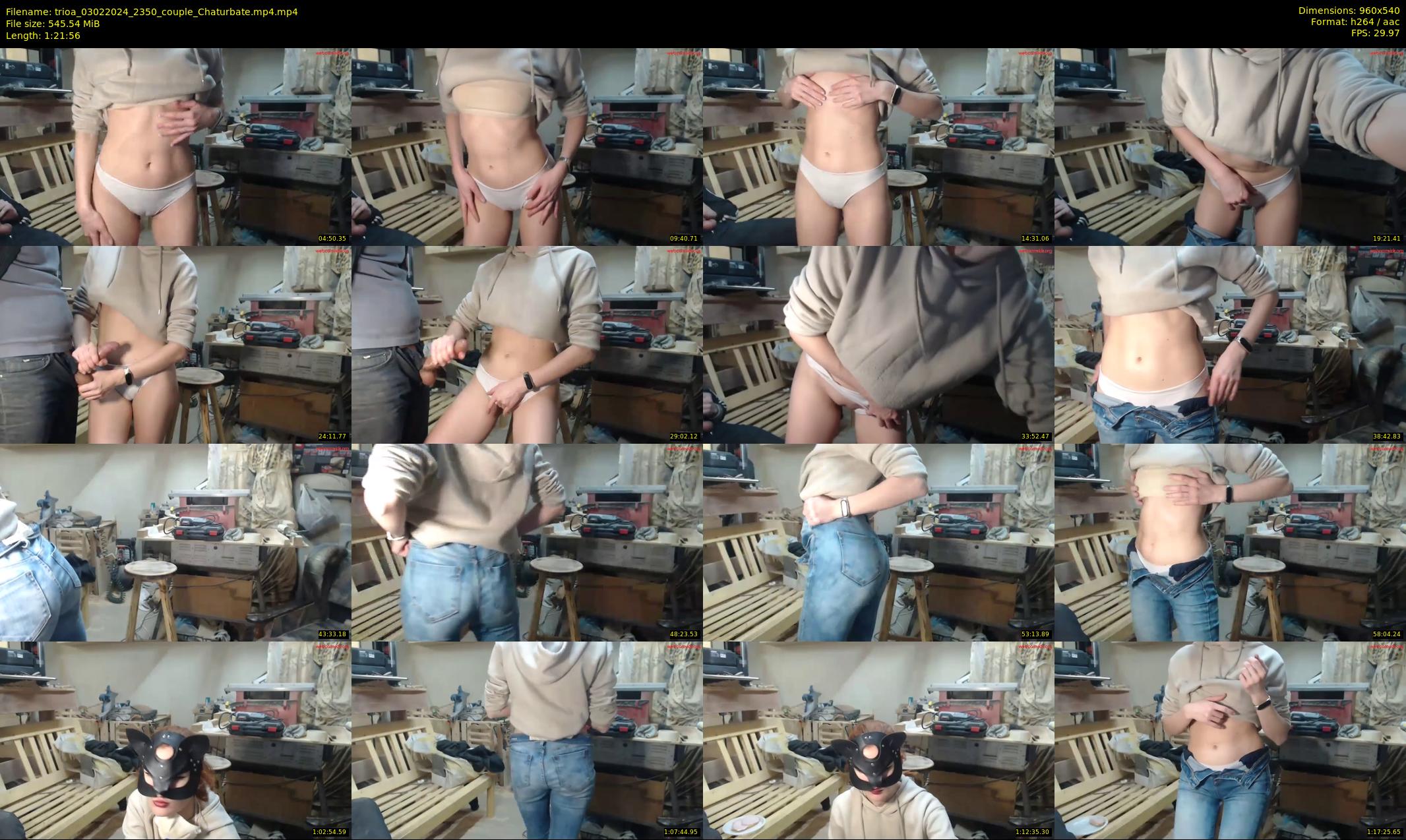 trioa — 82 minute Chaturbate couple cam show recording, 480p, Feb 3, 2024