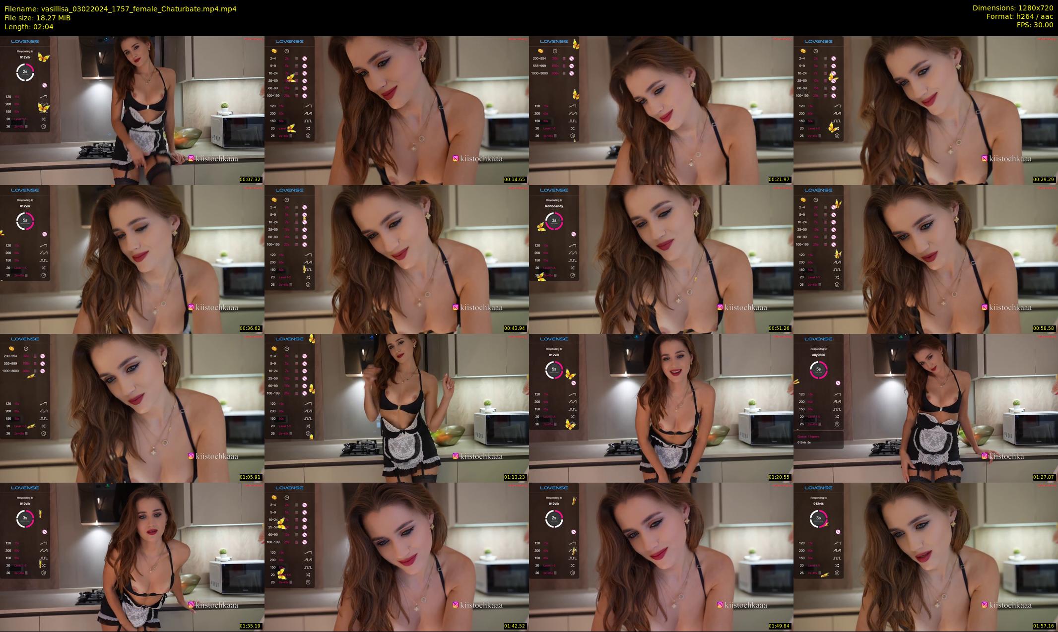vasillisa — 3 minute Chaturbate female cam show recording, 720p, Feb 3, 2024