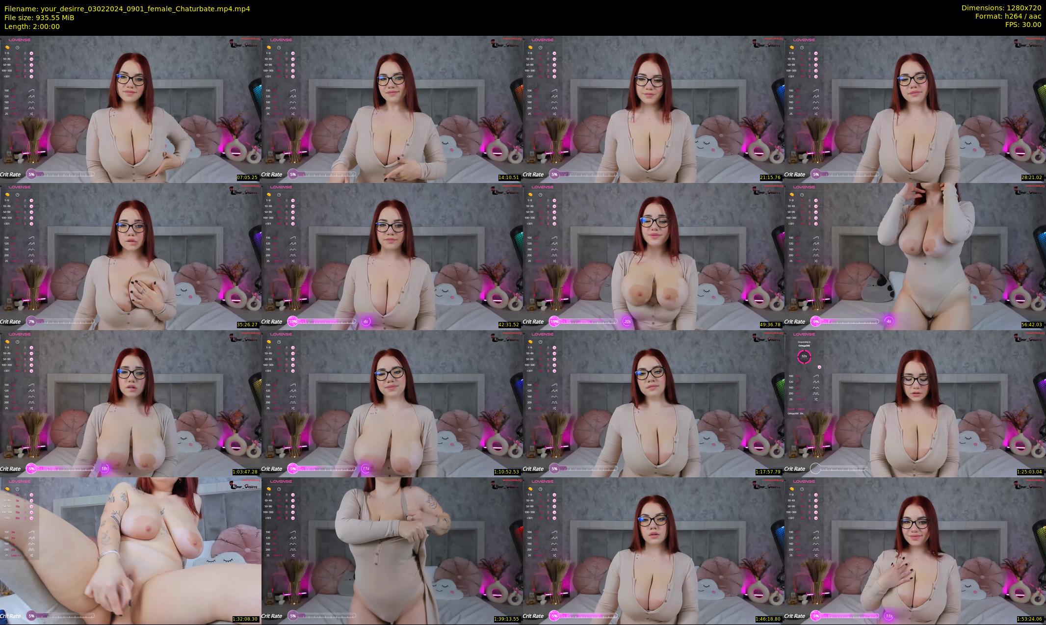 your_desirre — 120 minute Chaturbate female cam show recording, 720p, Feb 3, 2024