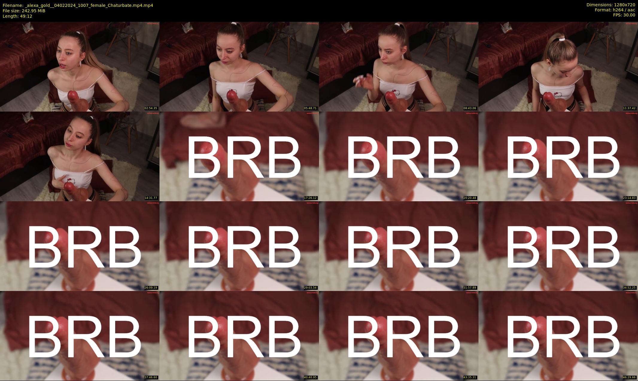 _alexa_gold_ — 50 minute Chaturbate female cam show recording, 720p, Feb 4, 2024