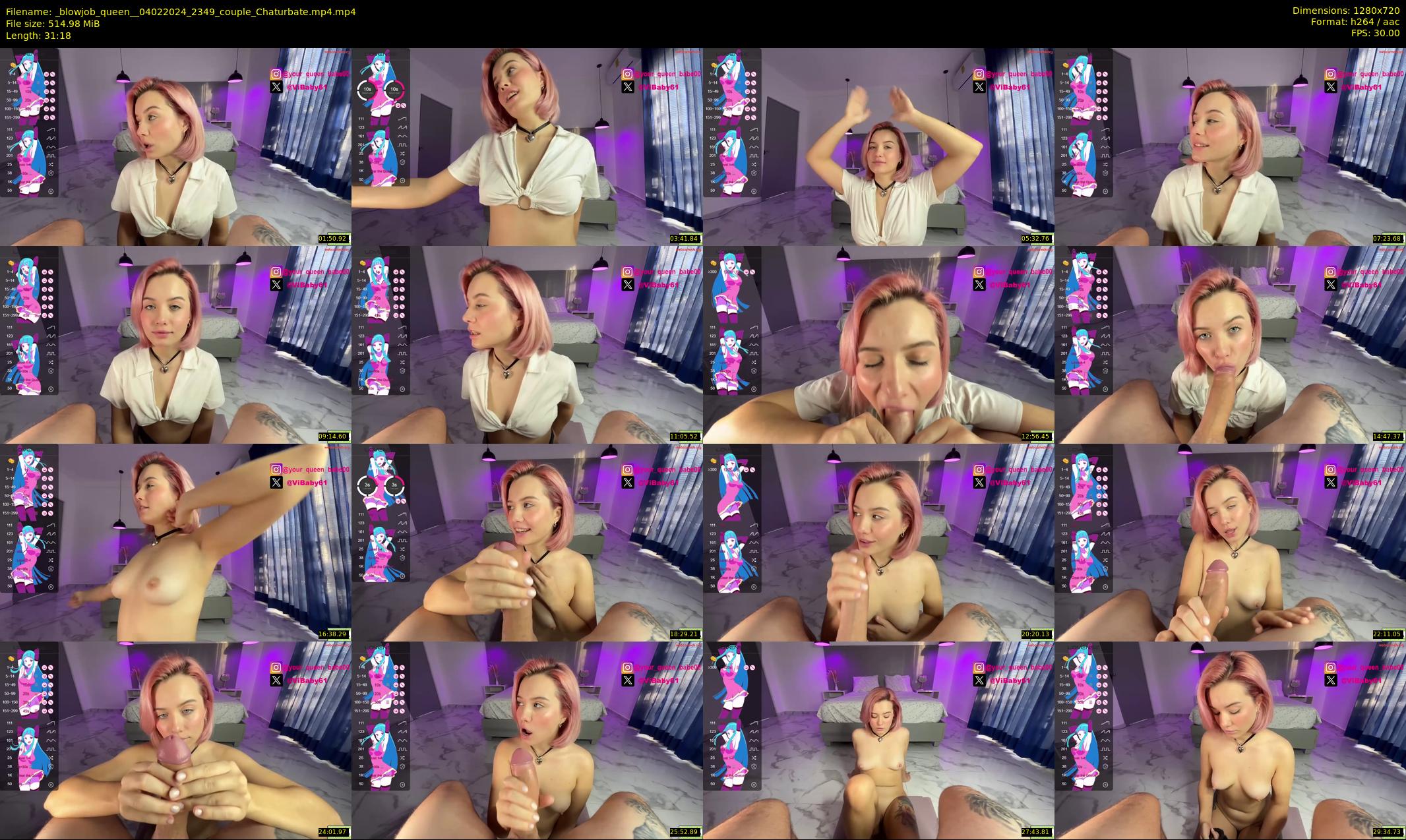 _blowjob_queen_ — 32 minute Chaturbate couple cam show recording, 720p, Feb 4, 2024