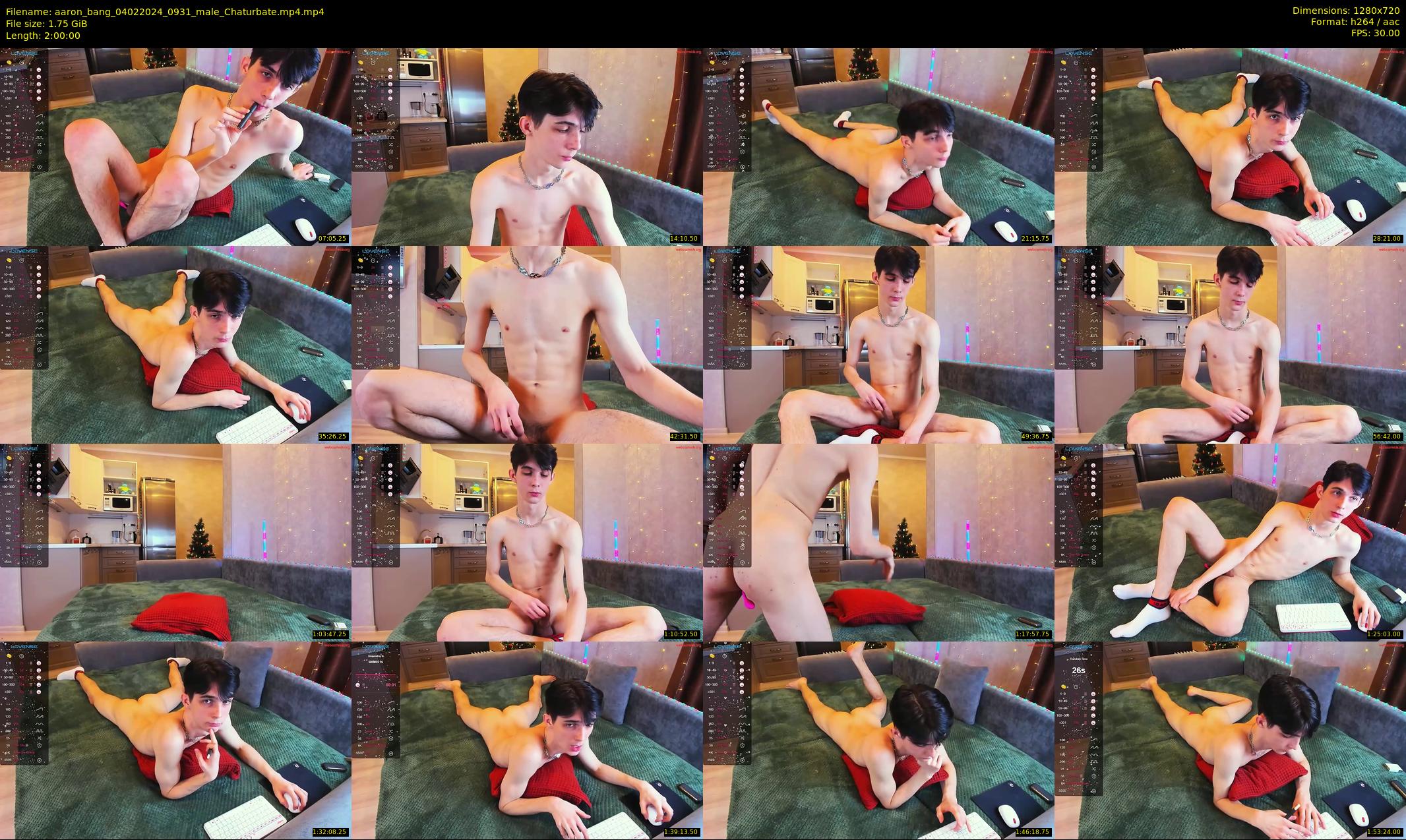 aaron_bang — 120 minute Chaturbate male cam show recording, 720p, Feb 4, 2024