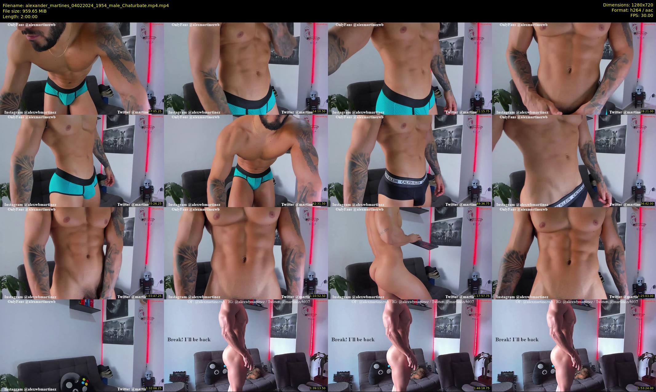 alexander_martines — 120 minute Chaturbate male cam show recording, 720p, Feb 4, 2024