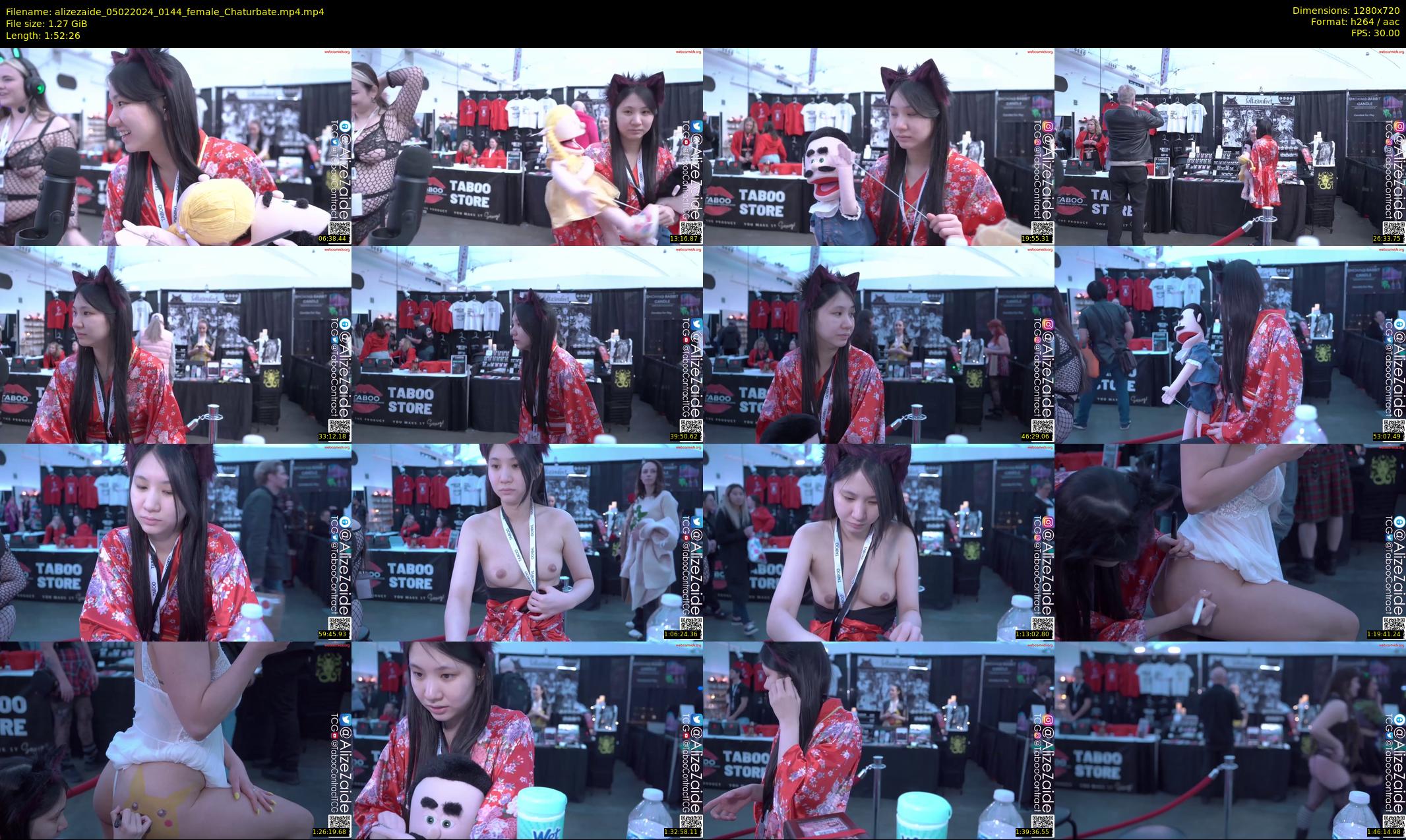 alizezaide — 113 minute Chaturbate female cam show recording, 720p, Feb 5, 2024