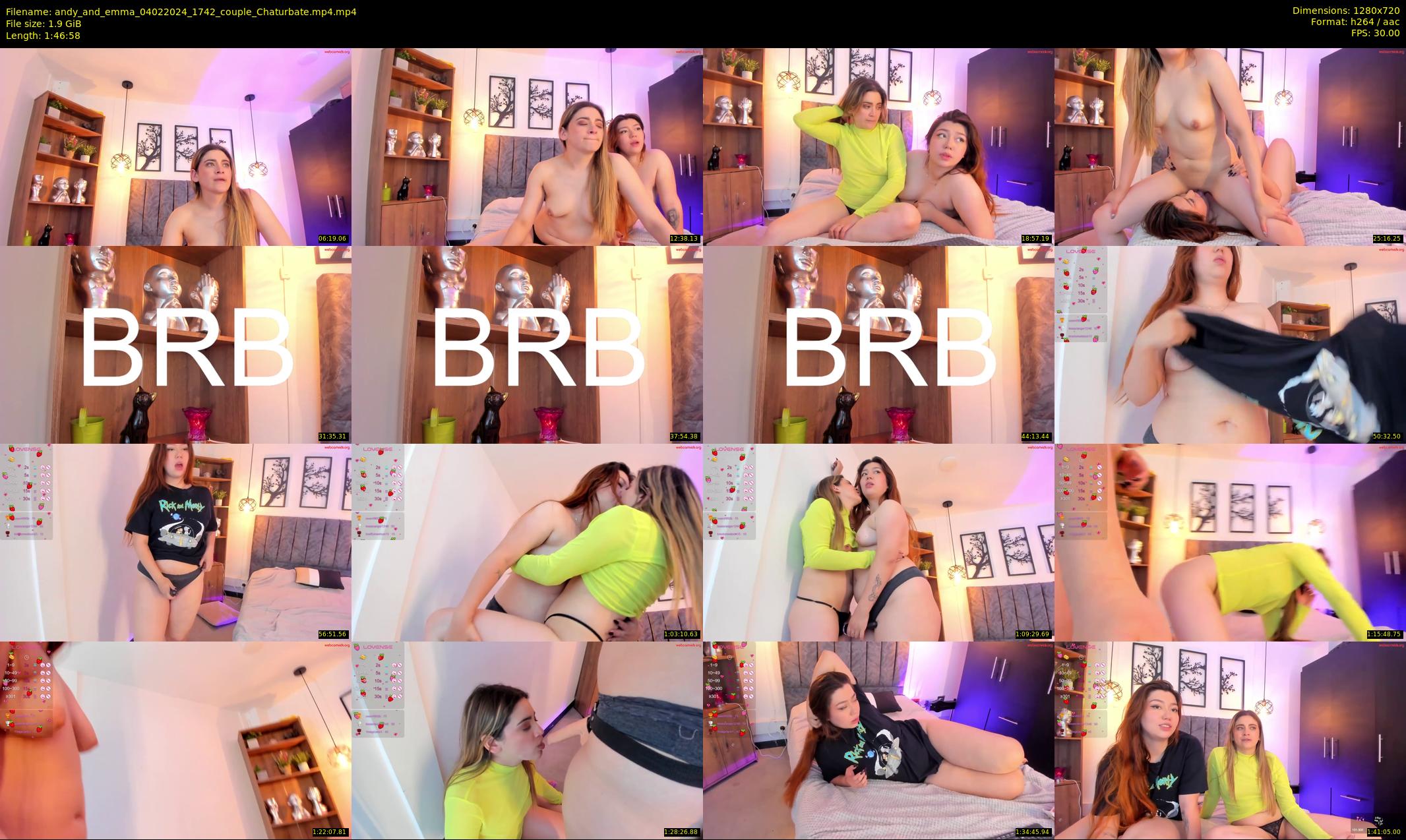andy_and_emma — 107 minute Chaturbate couple cam show recording, 720p, Feb 4, 2024