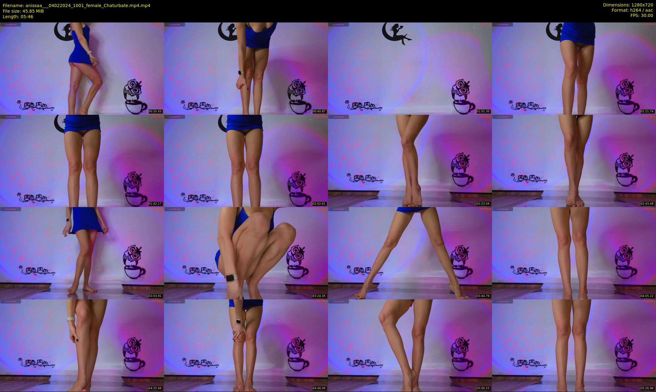 anissaa__ — 6 minute Chaturbate female cam show recording, 720p, Feb 4, 2024