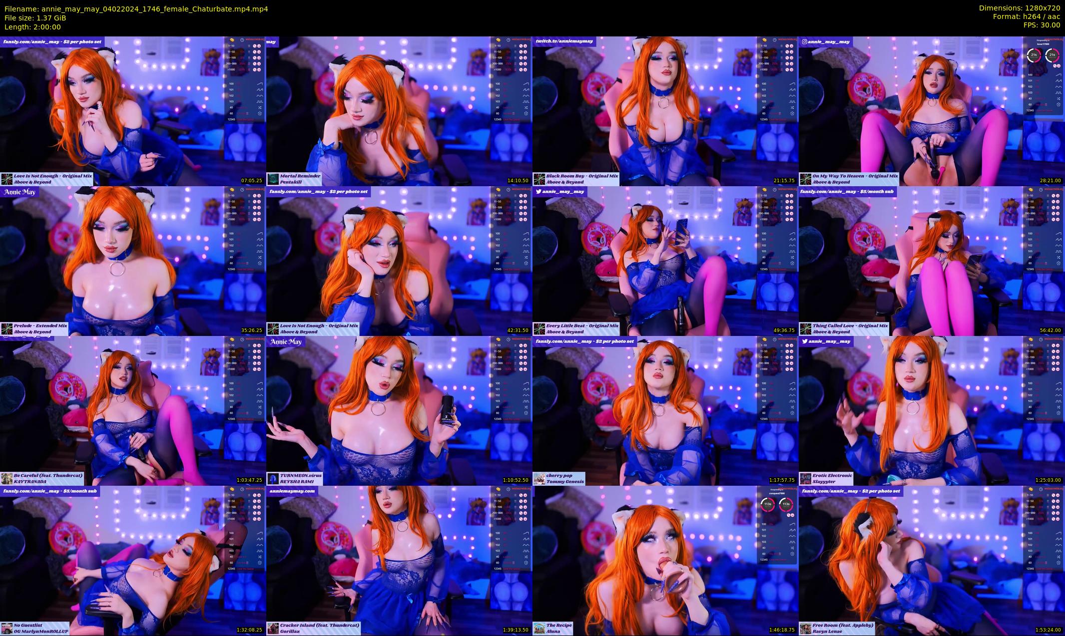 annie_may_may — 120 minute Chaturbate female cam show recording, 720p, Feb 4, 2024