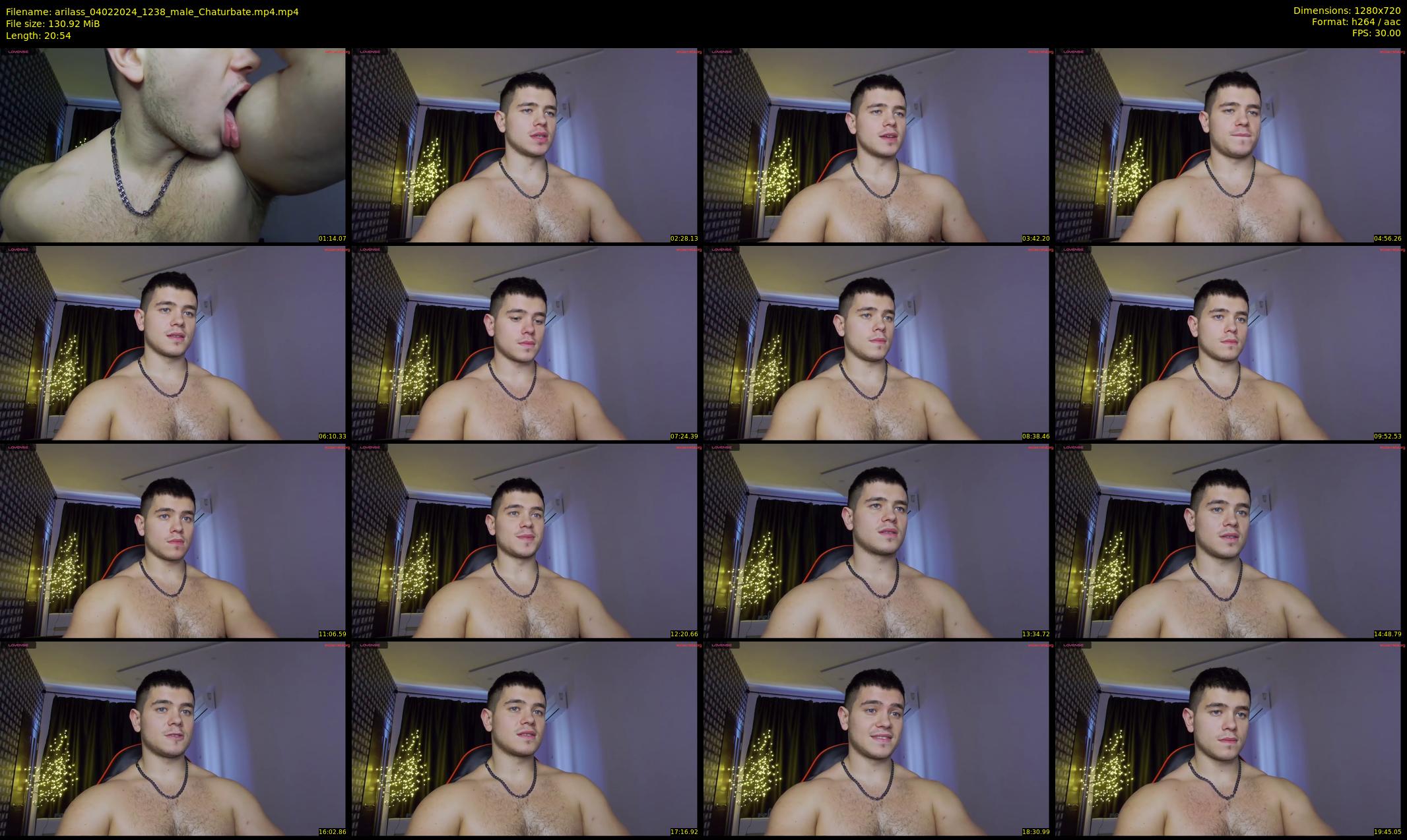arilass — 21 minute Chaturbate male cam show recording, 720p, Feb 4, 2024