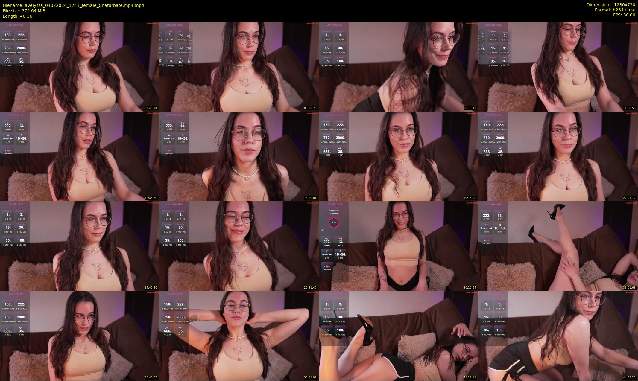 avelyssa — 47 minute Chaturbate female cam show recording, 720p, Feb 4, 2024