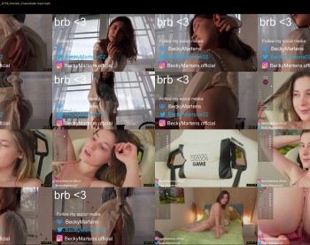 beckymartens — 120 minute Chaturbate female cam show recording, 720p, Feb 4, 2024